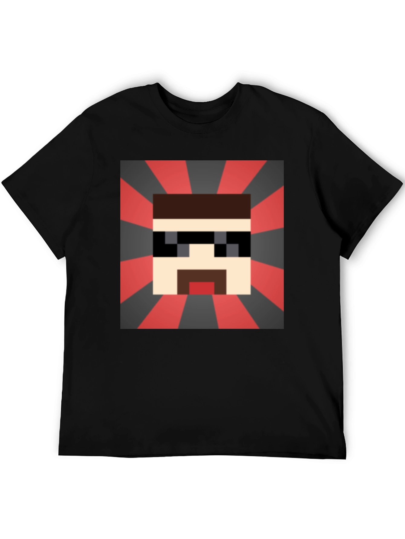 Pixelated Cool Guy T-Shirt - Retro Gaming Style