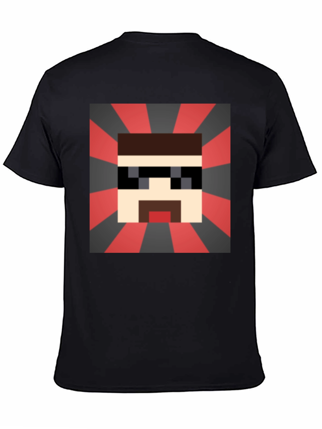 Pixelated Cool Guy T-Shirt - Retro Gaming Style