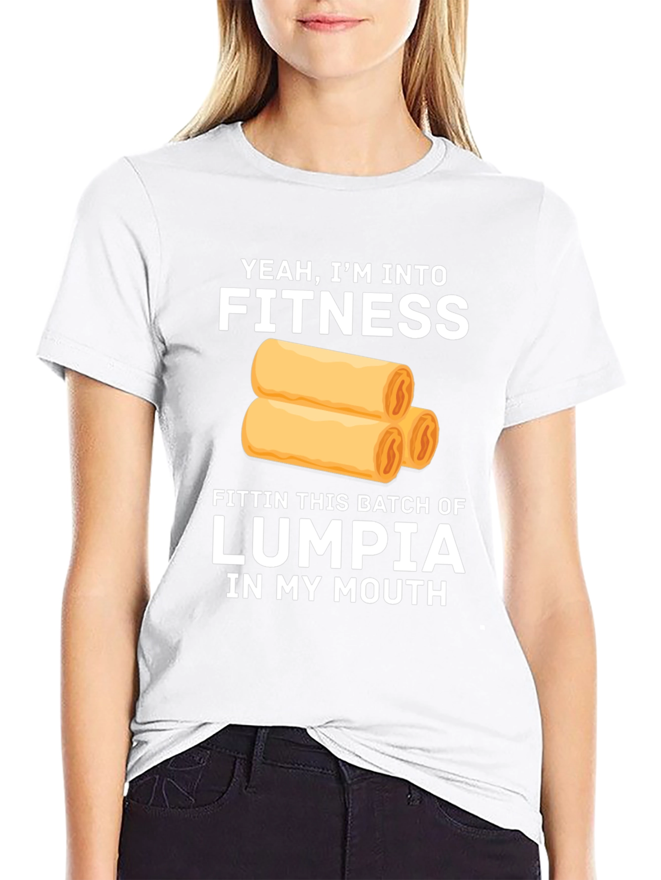 Fitness Lumpia T-Shirt - Funny Foodie Tee