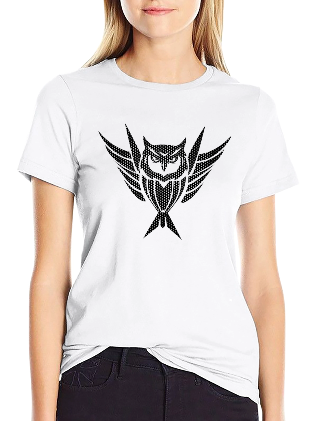 Black Owl Graphic T-Shirt