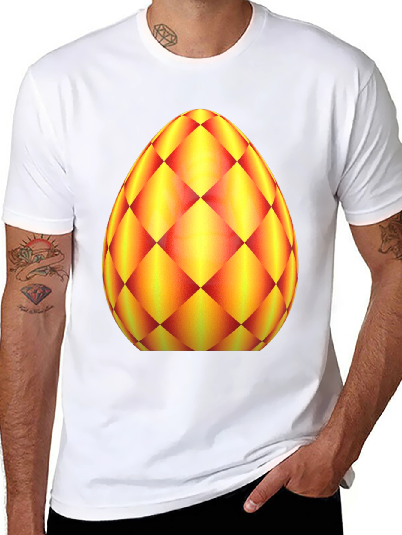 Easter Egg Graphic Tee - Cheerful Holiday Style