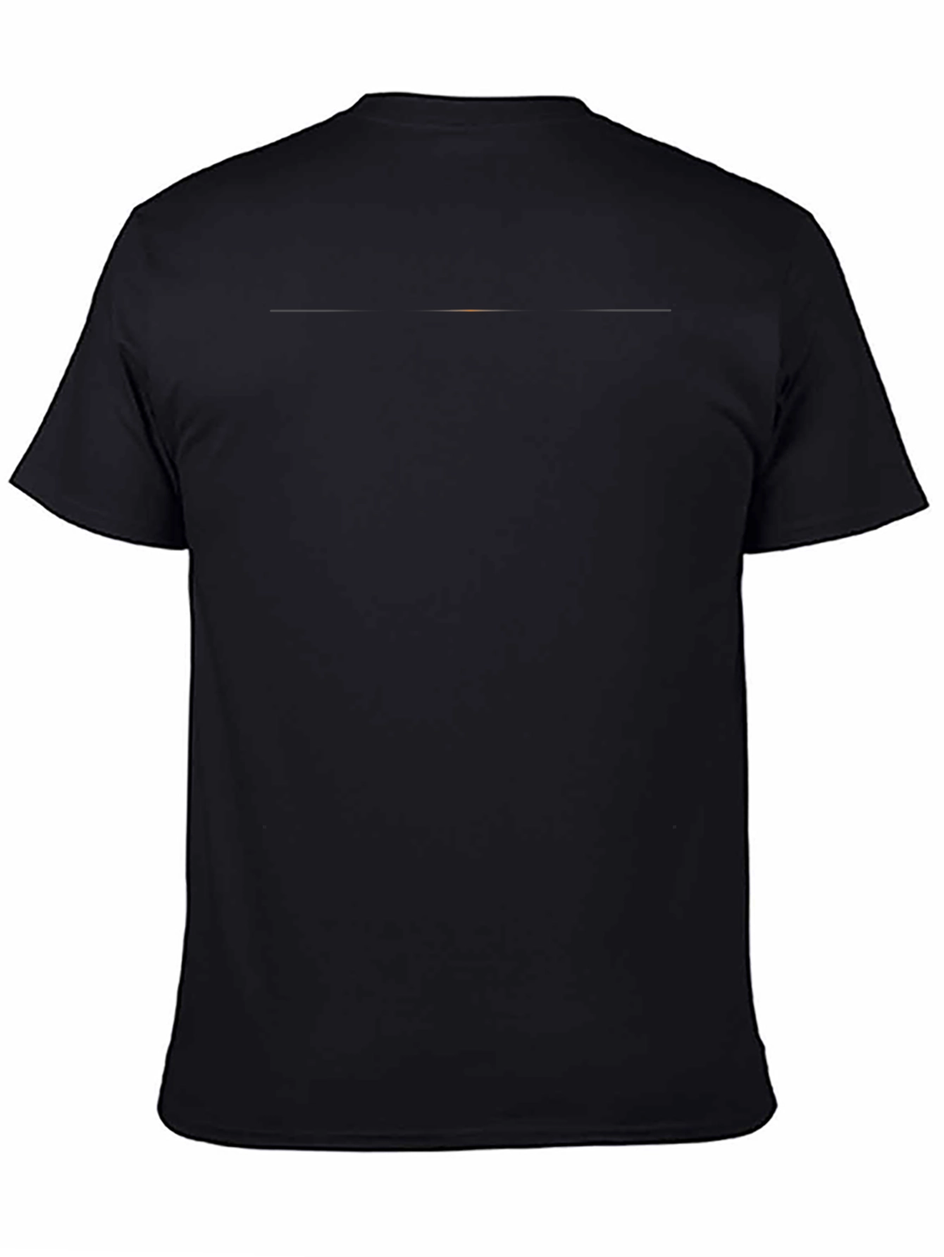 Classic Solid Black Crew Neck T-Shirt