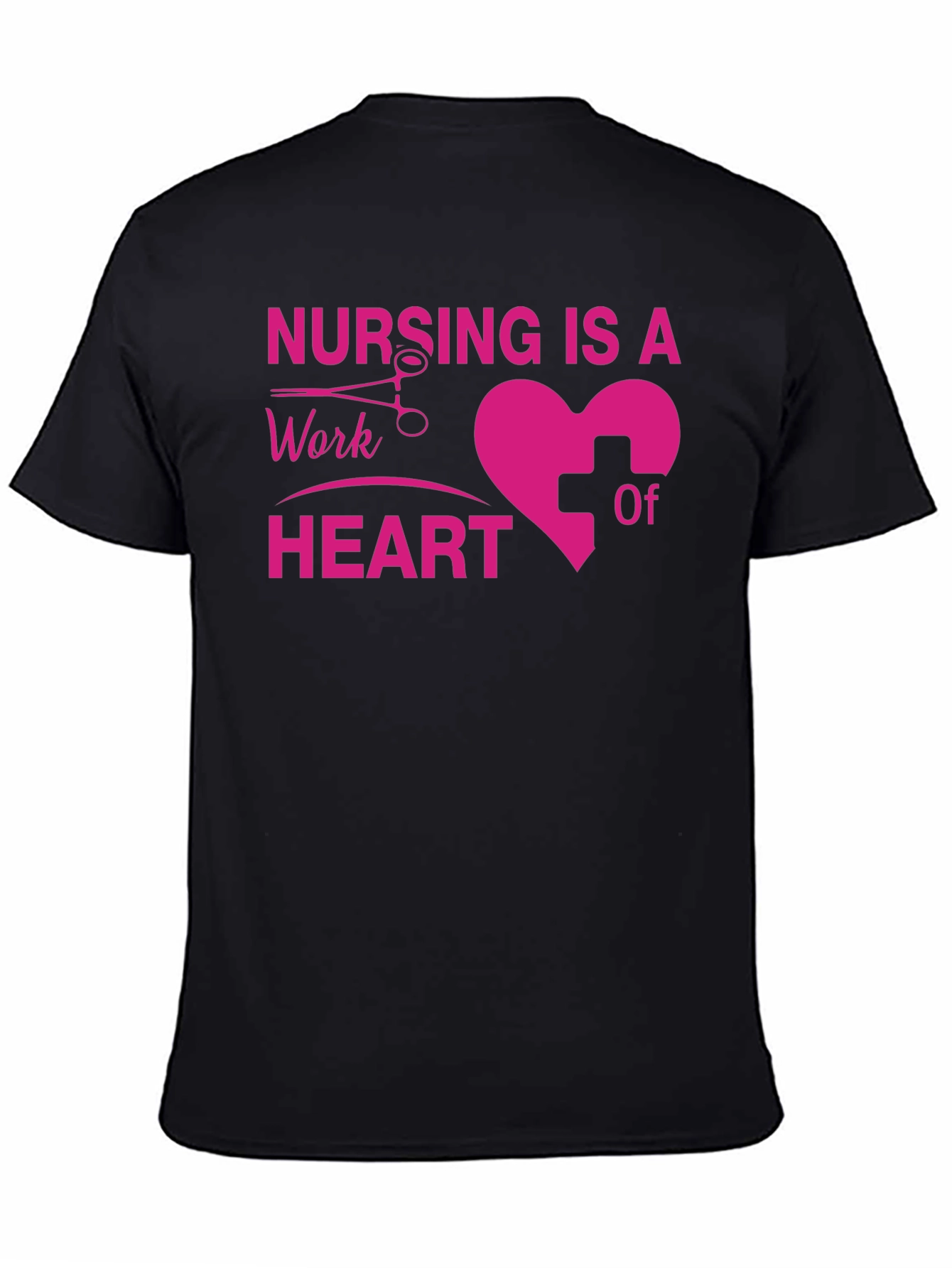 Nursing Is A Work Of Heart T-Shirt
