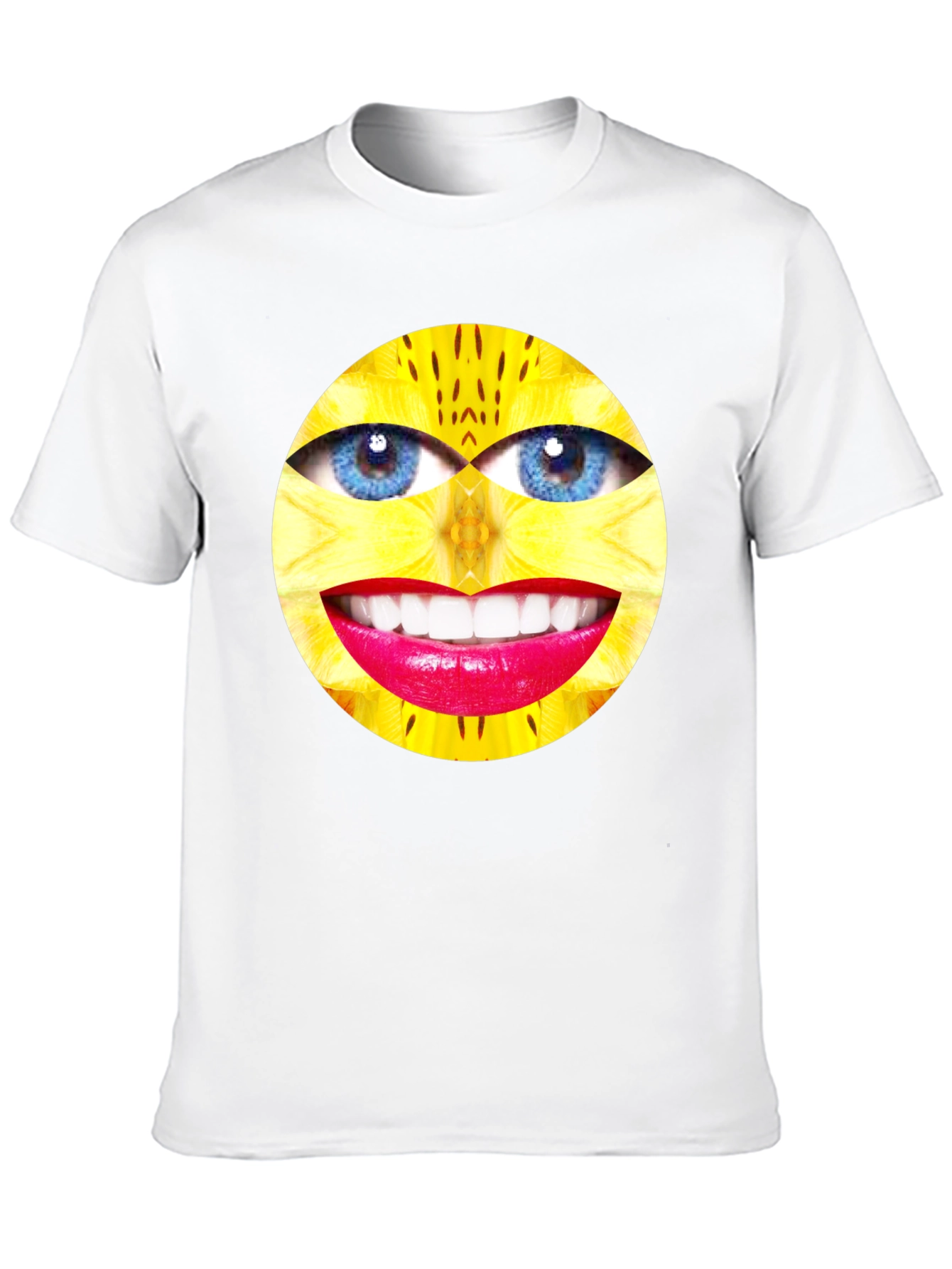 Eye Smile Graphic Black T-Shirt