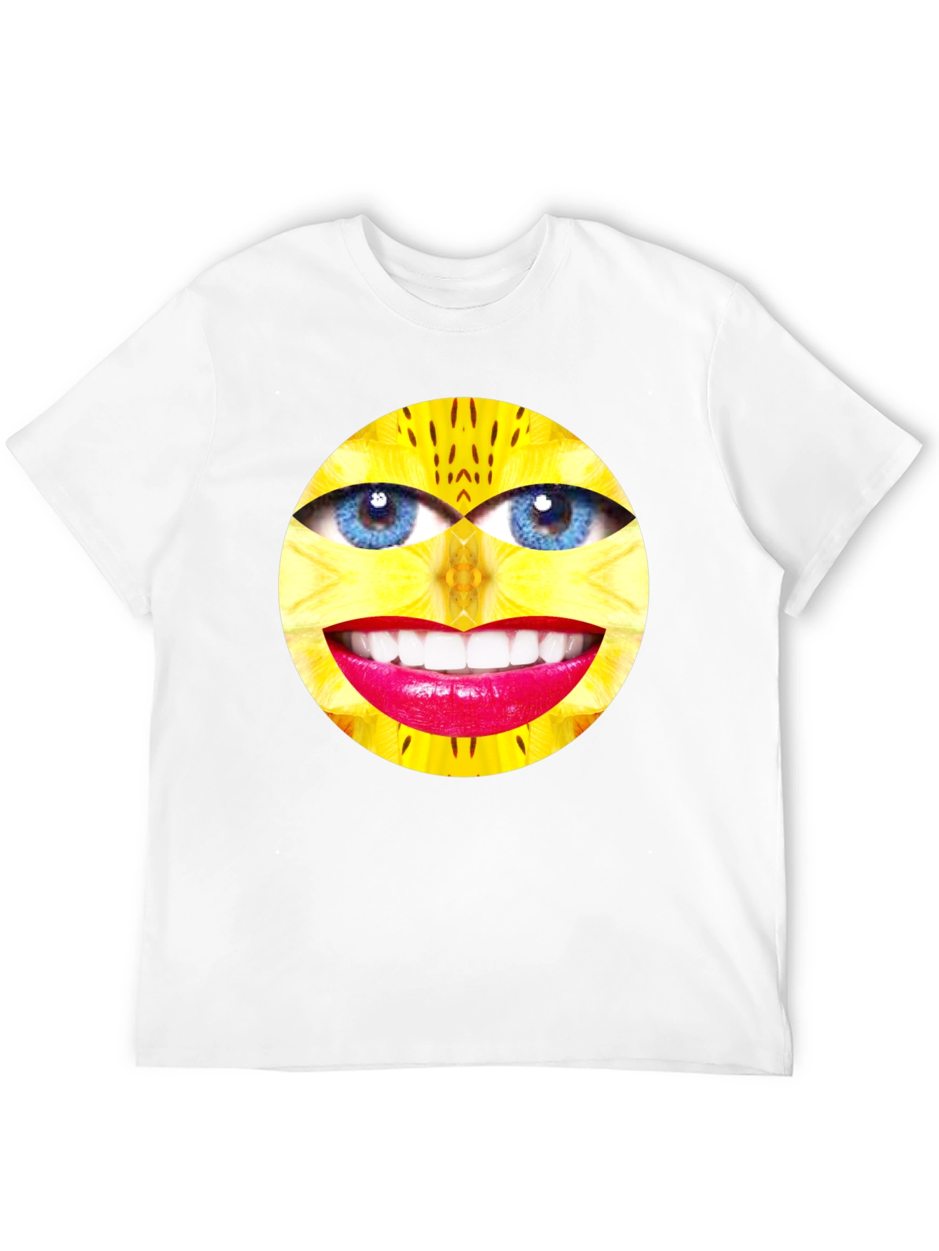 Eye Smile Graphic Black T-Shirt