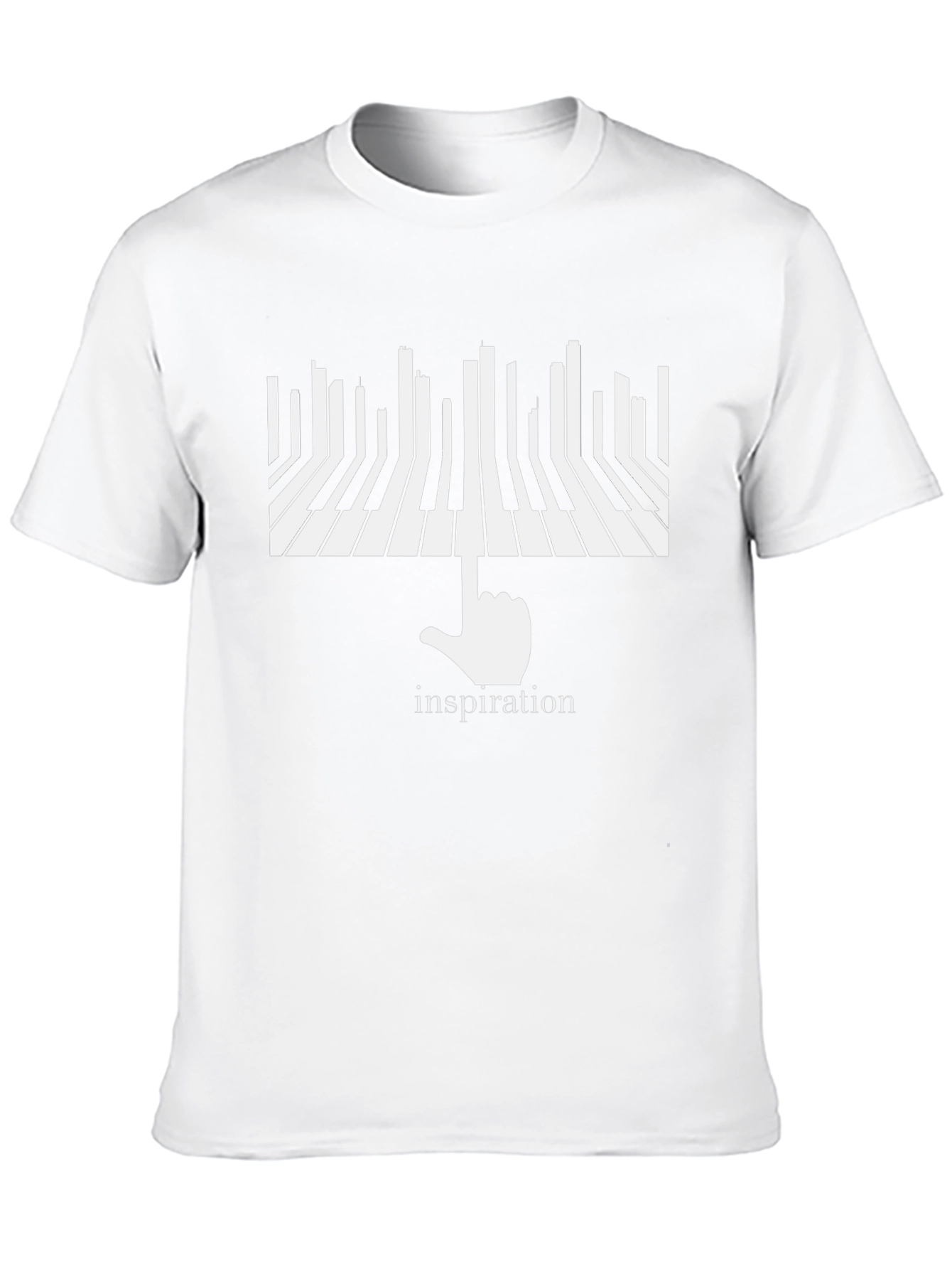 Inspiration Piano Keys T-Shirt - Black