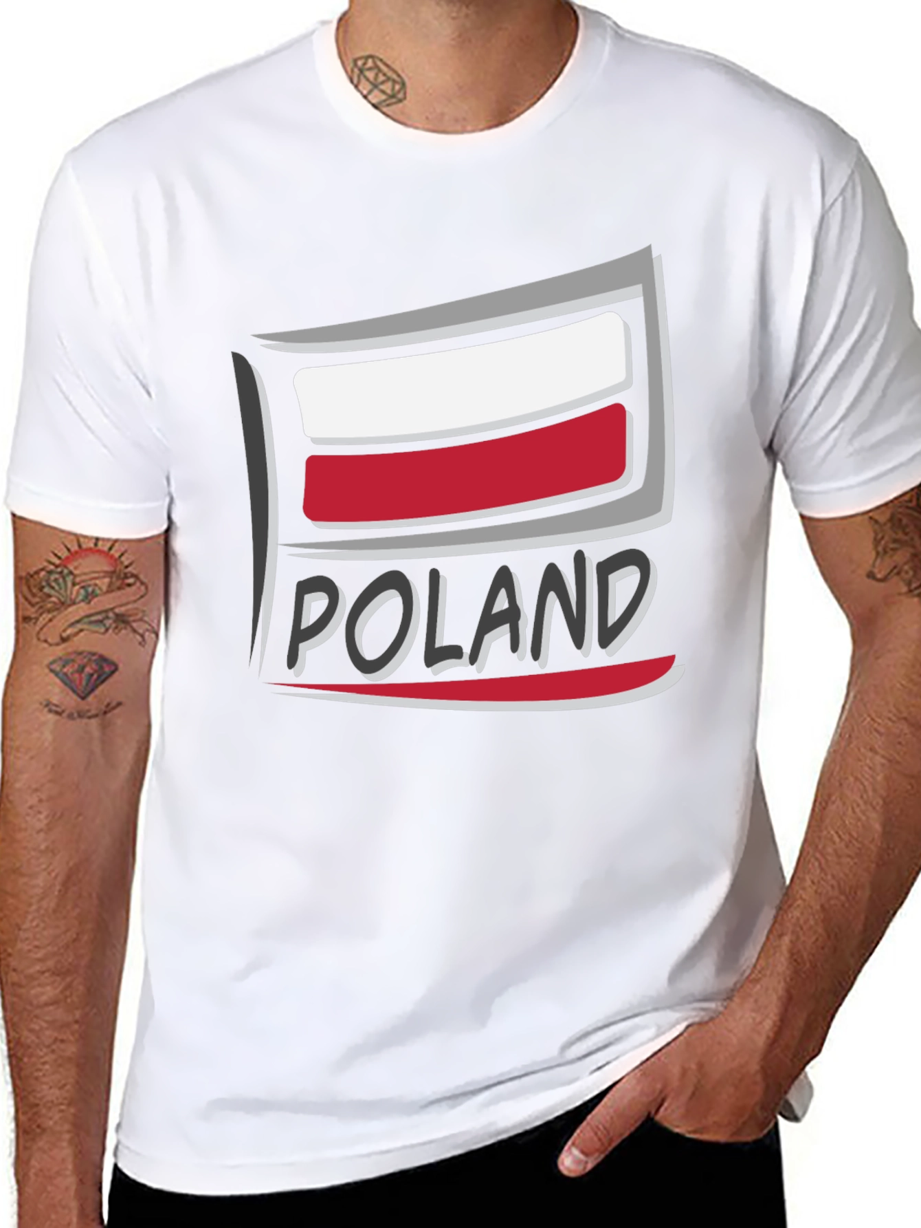 Poland Flag T-Shirt - Patriotic Graphic Tee