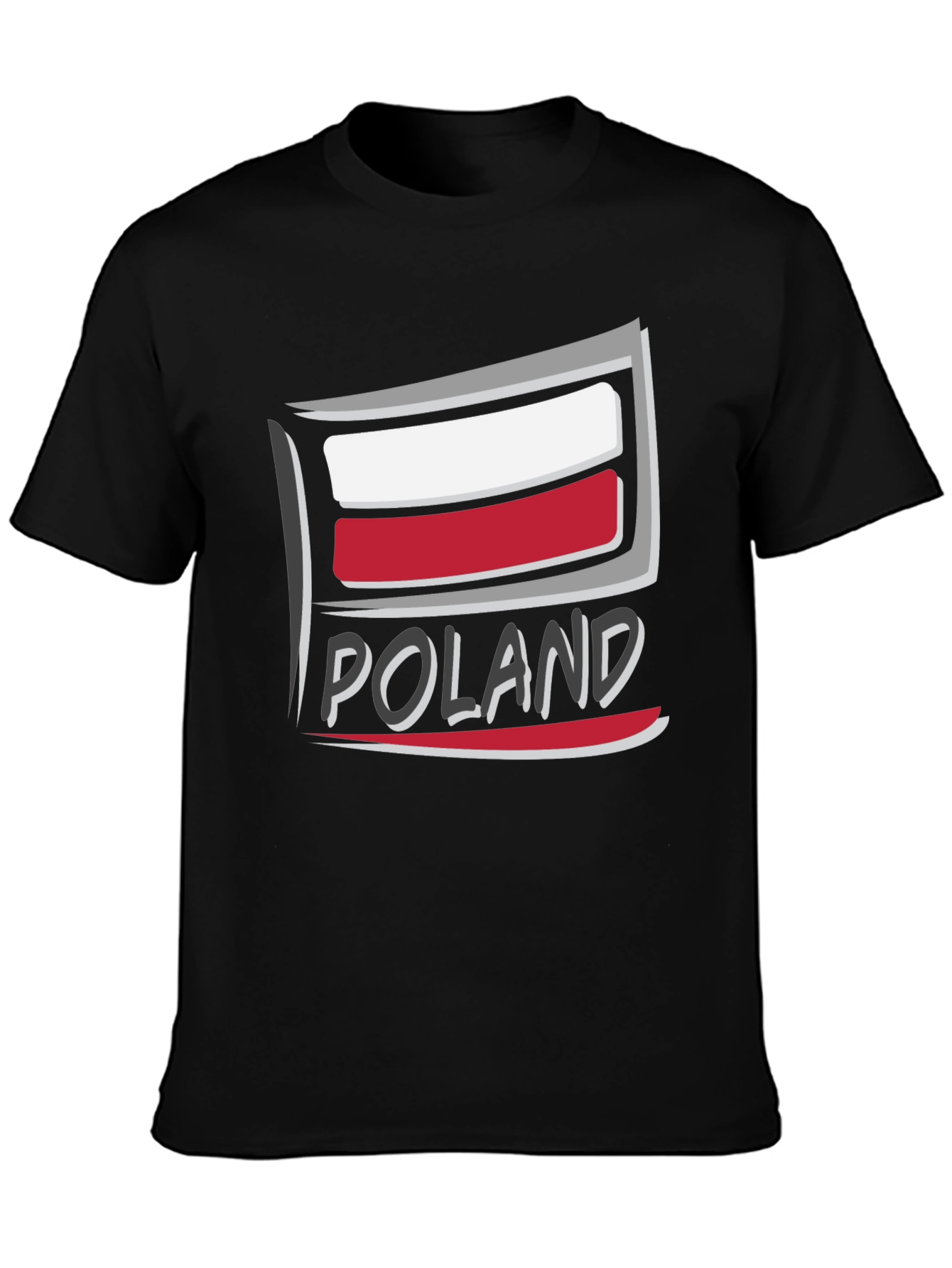Poland Flag T-Shirt - Patriotic Graphic Tee