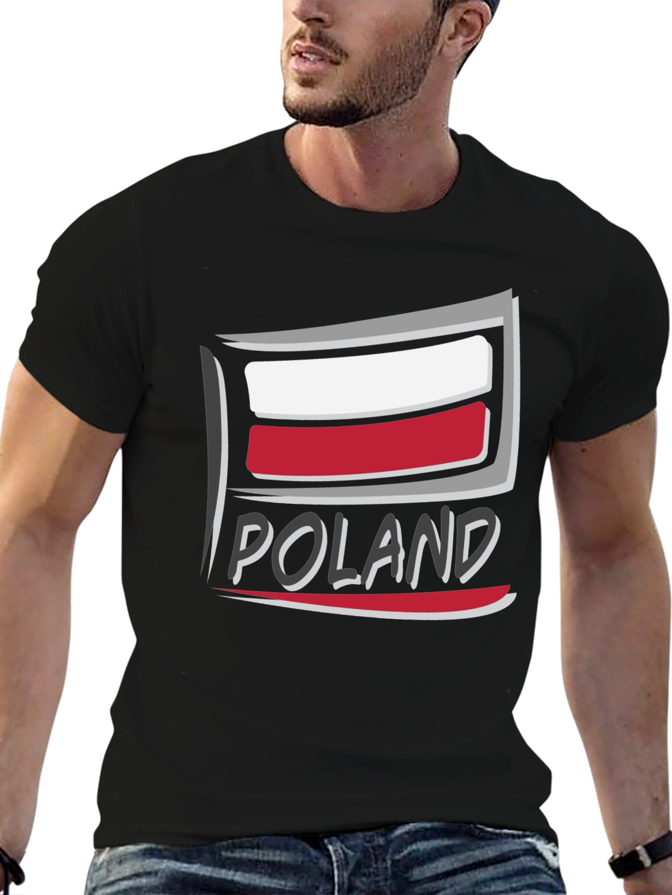 Poland Flag T-Shirt - Patriotic Graphic Tee