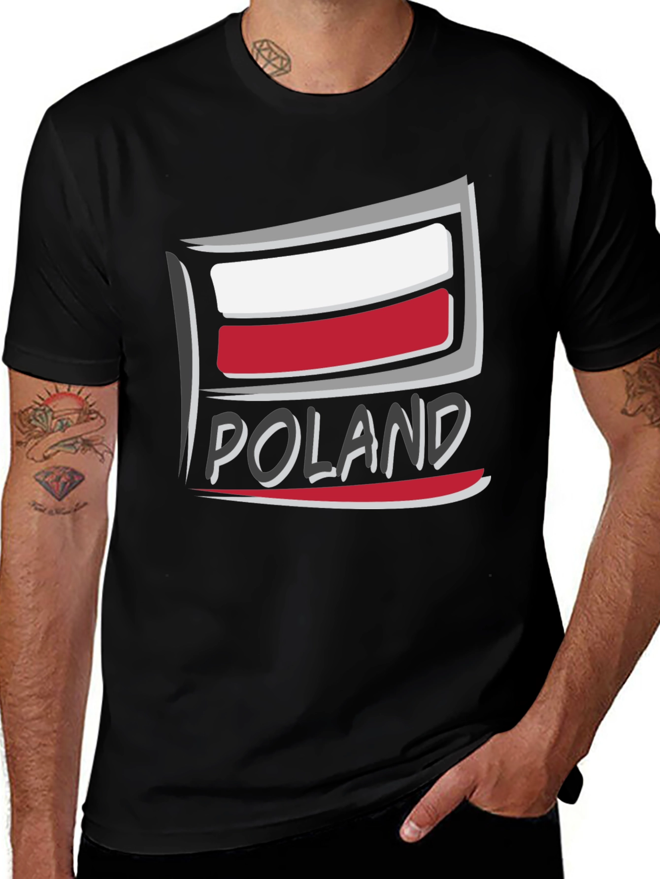 Poland Flag T-Shirt - Patriotic Graphic Tee