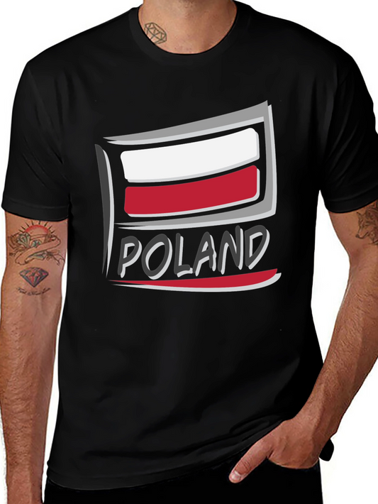 Poland Flag T-Shirt - Patriotic Graphic Tee