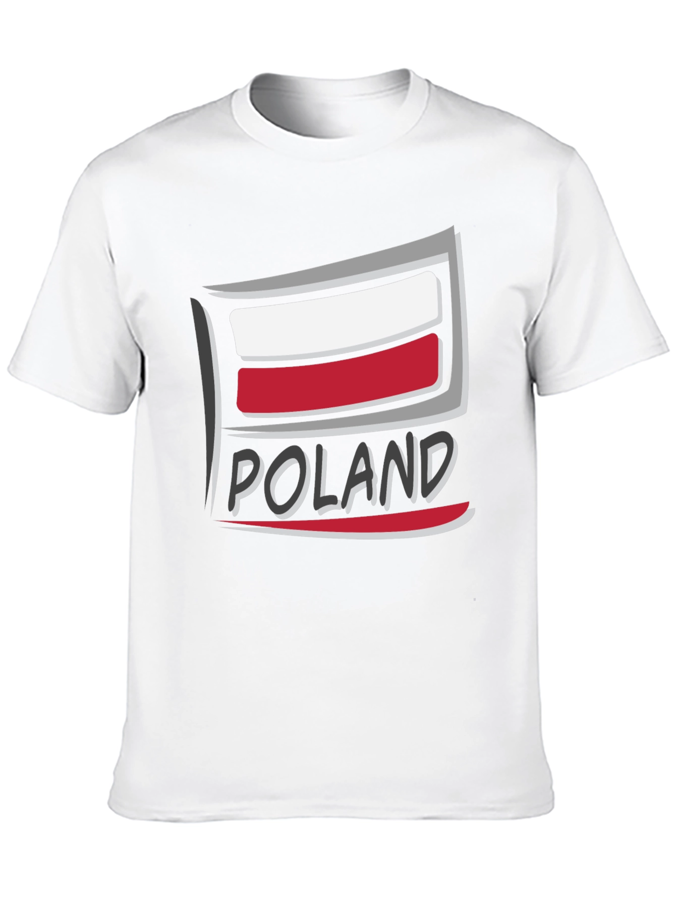 Poland Flag T-Shirt - Patriotic Graphic Tee