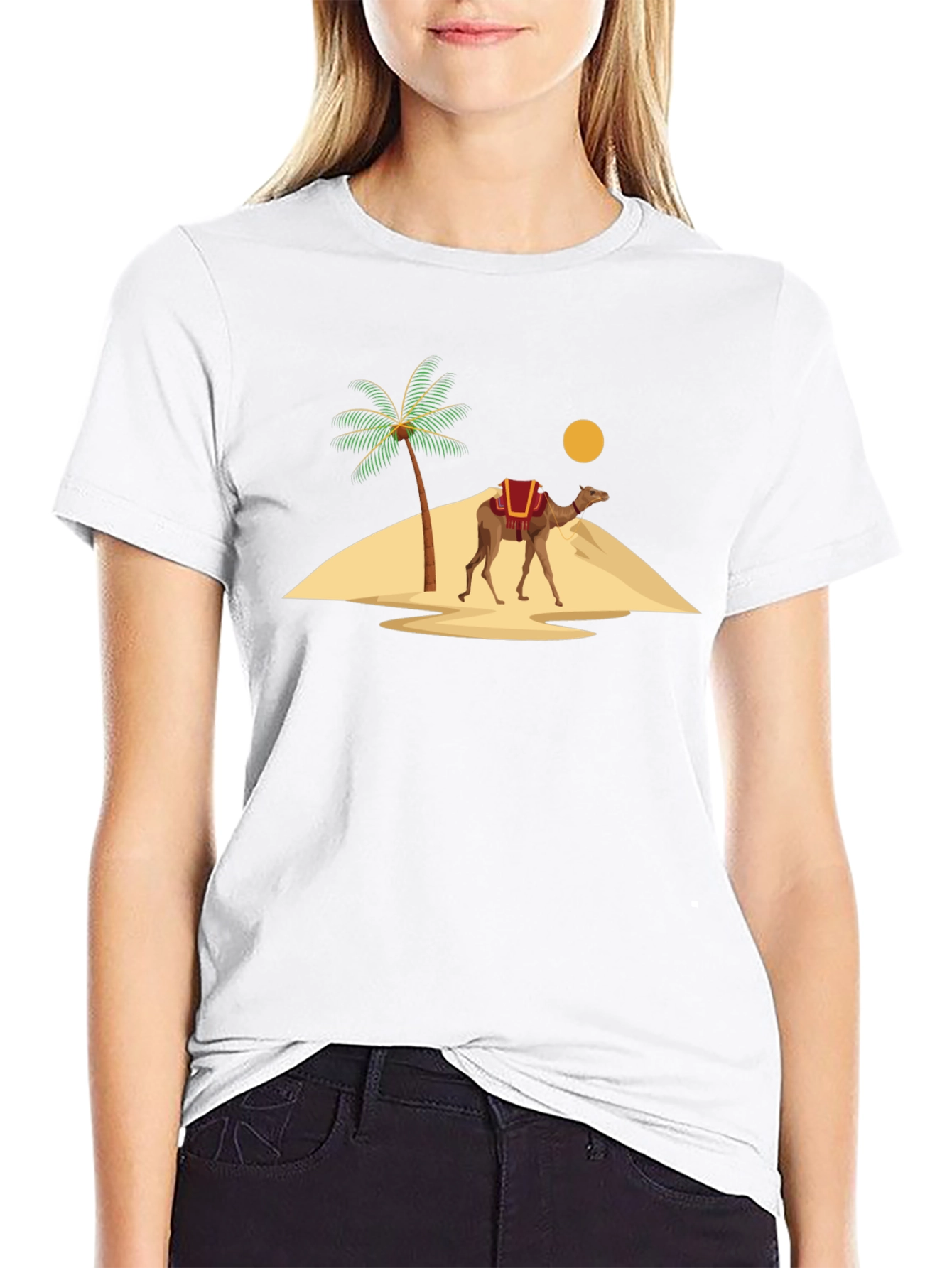 Camel Desert Graphic Tee