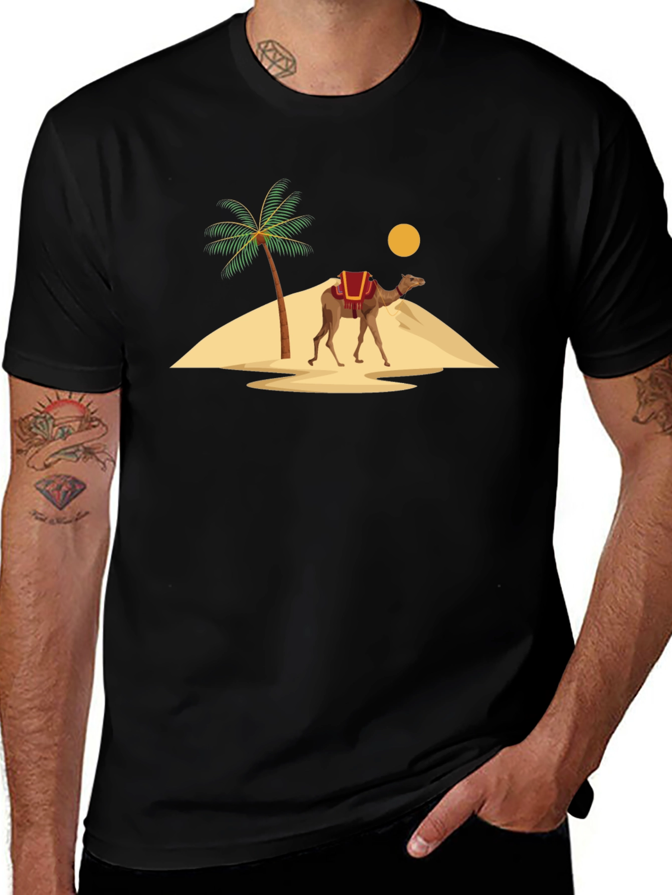 Camel Desert Graphic Tee