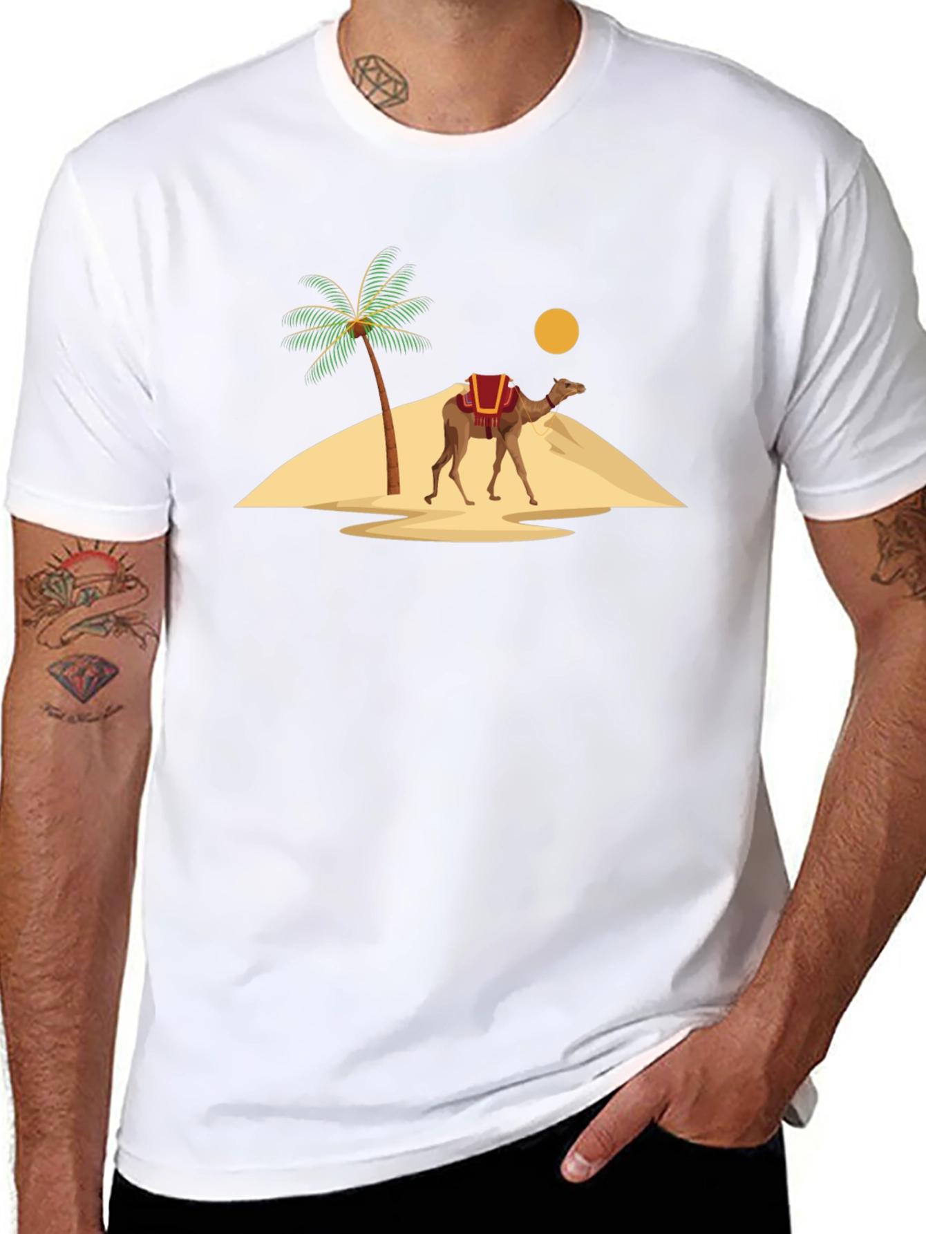 Camel Desert Graphic Tee