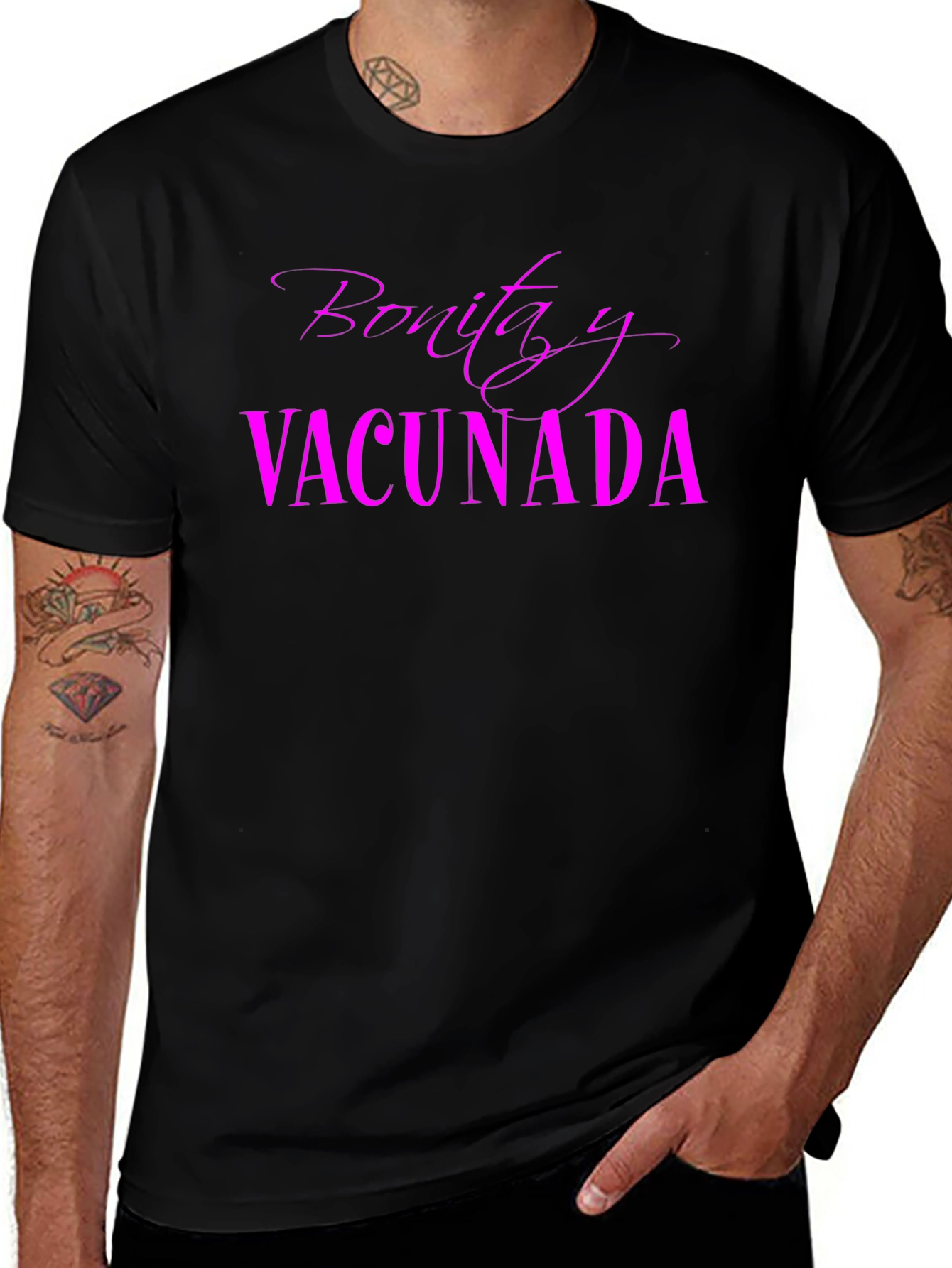 Bonita Y Vacunada Graphic T-Shirt