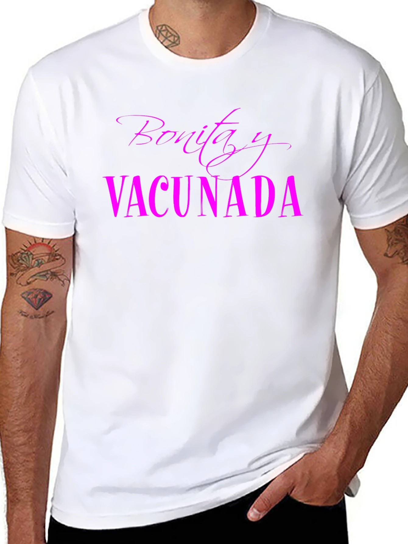 Bonita Y Vacunada Graphic T-Shirt