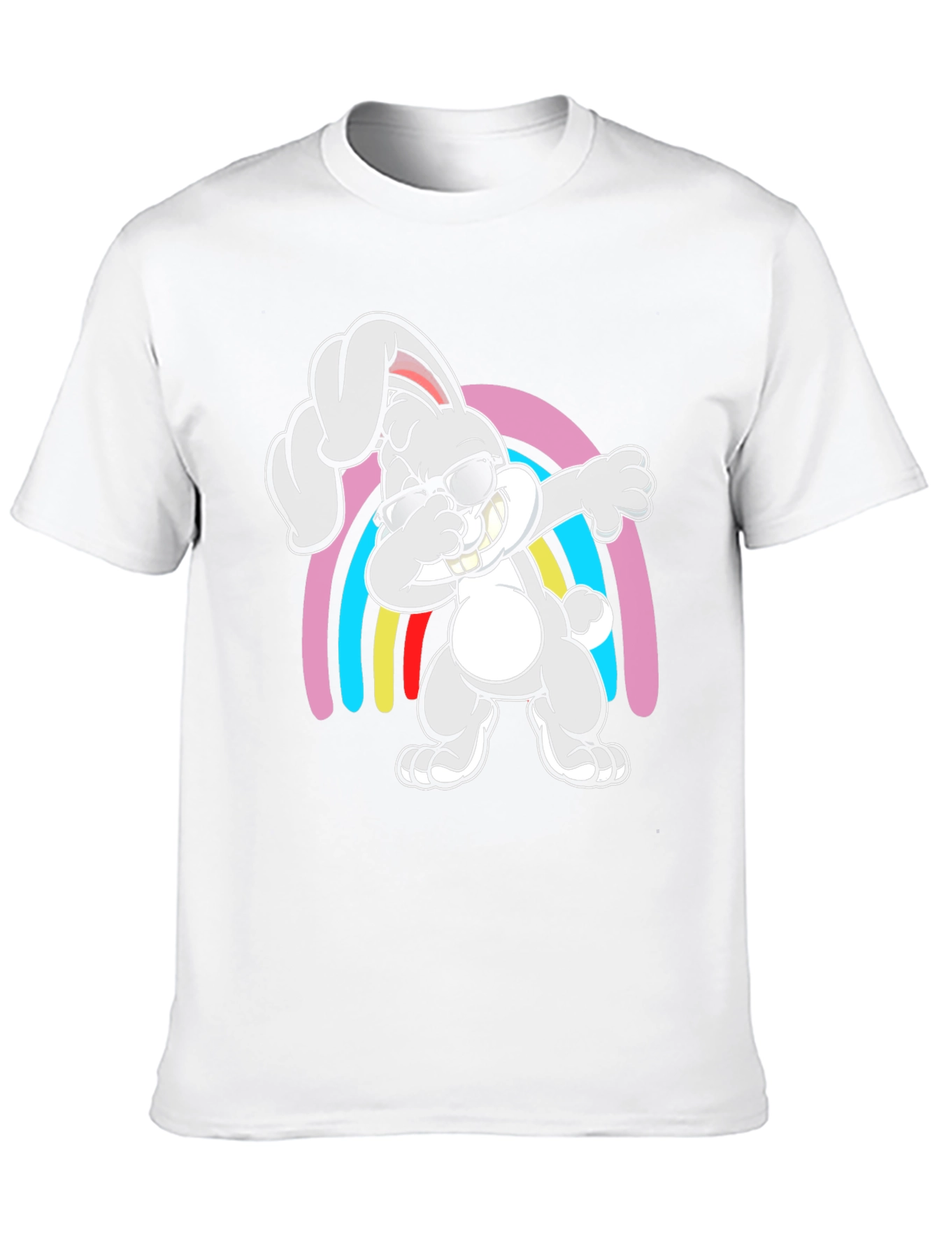 Dabbing Bunny T-Shirt - Fun Graphic Tee