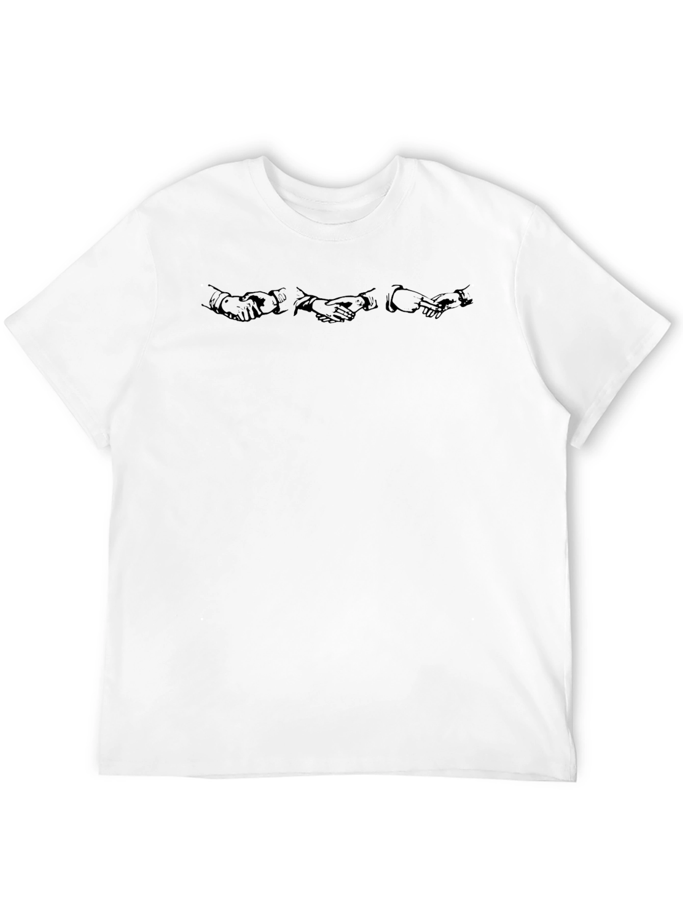 Handshake Evolution Black T-Shirt - Mens