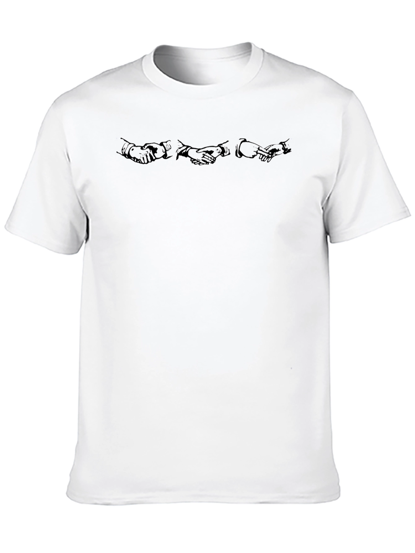 Handshake Evolution Black T-Shirt - Mens