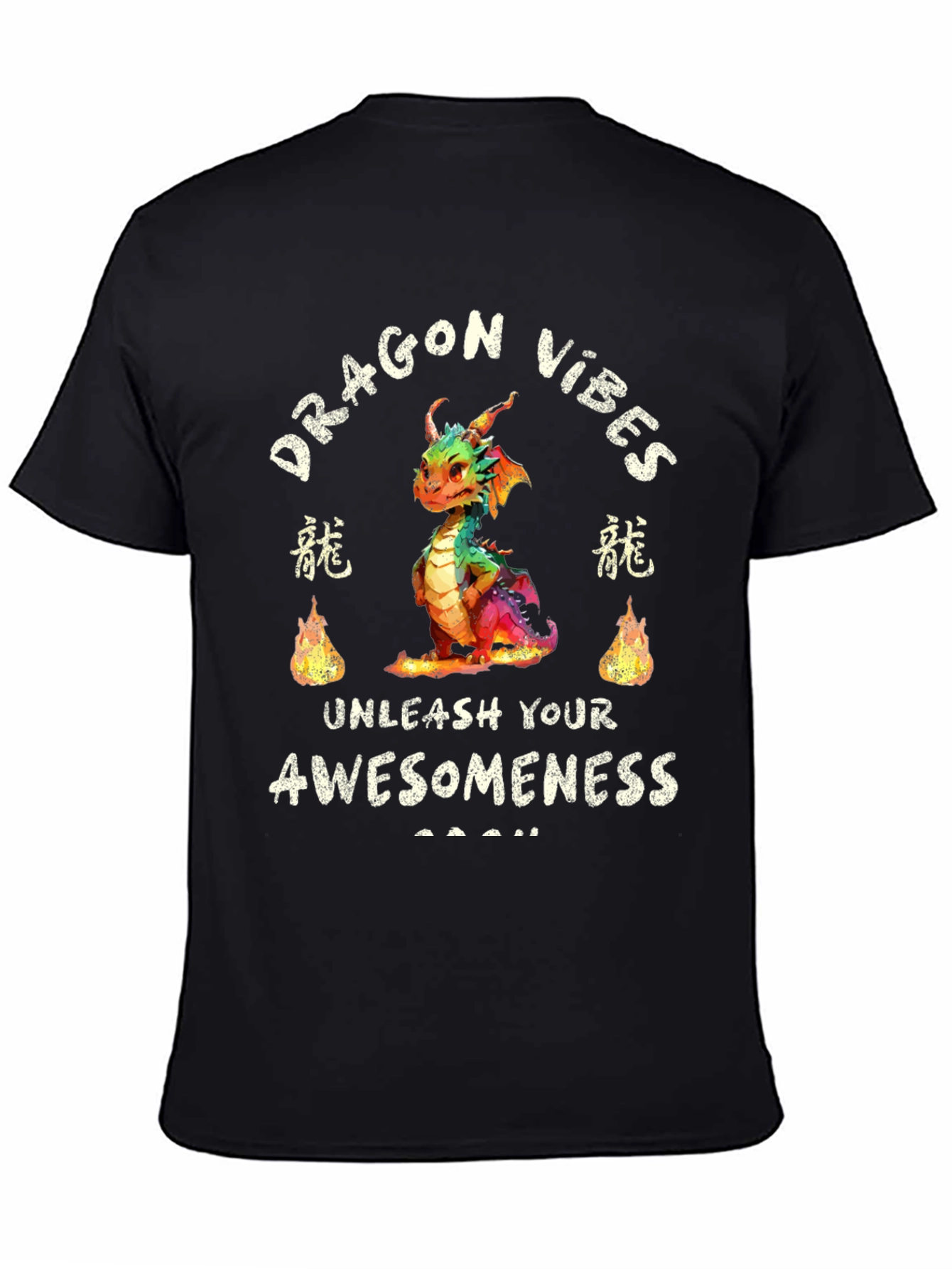 Dragon Vibes Unleash Awesomeness T-Shirt