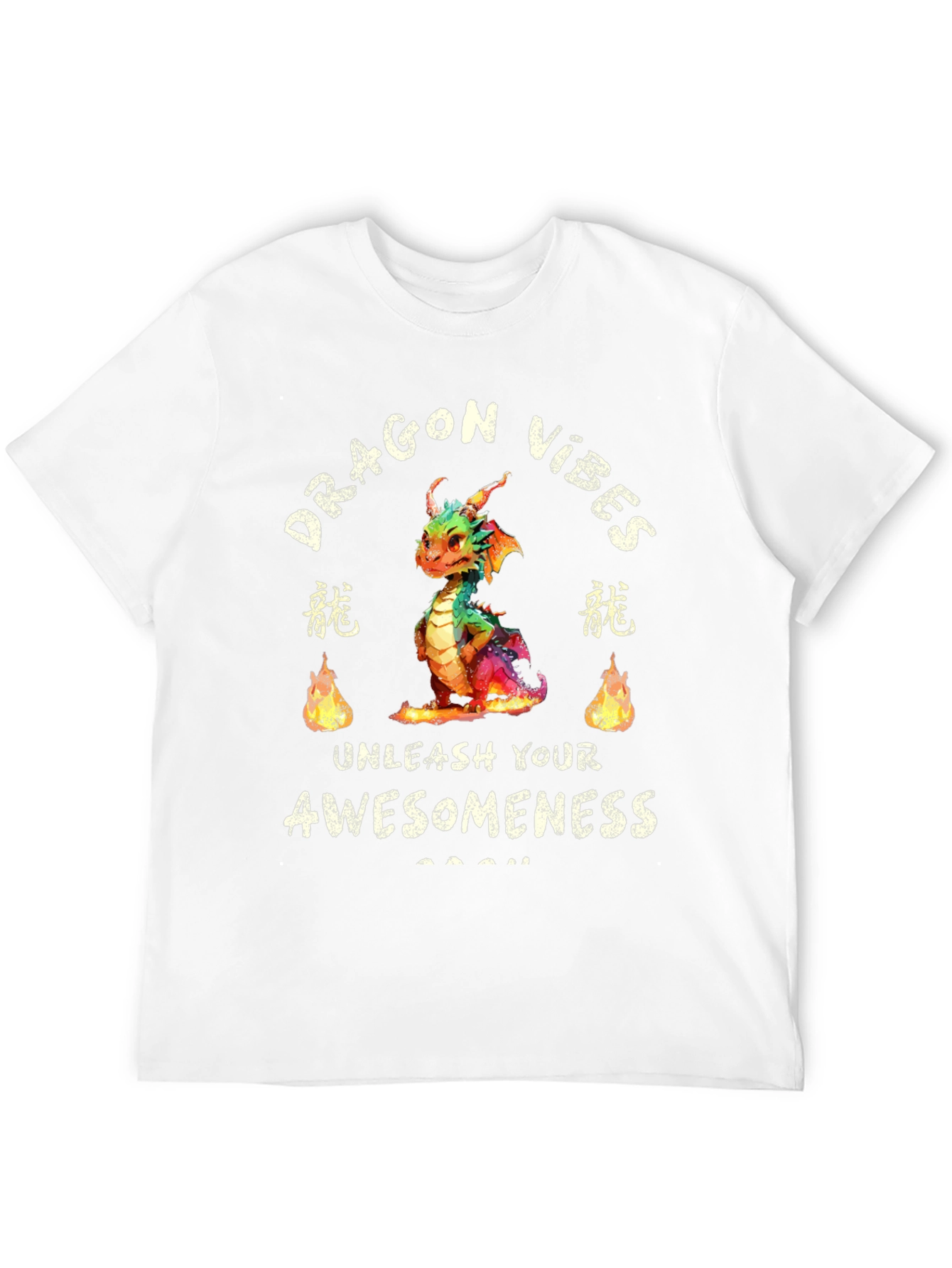 Dragon Vibes Unleash Awesomeness T-Shirt