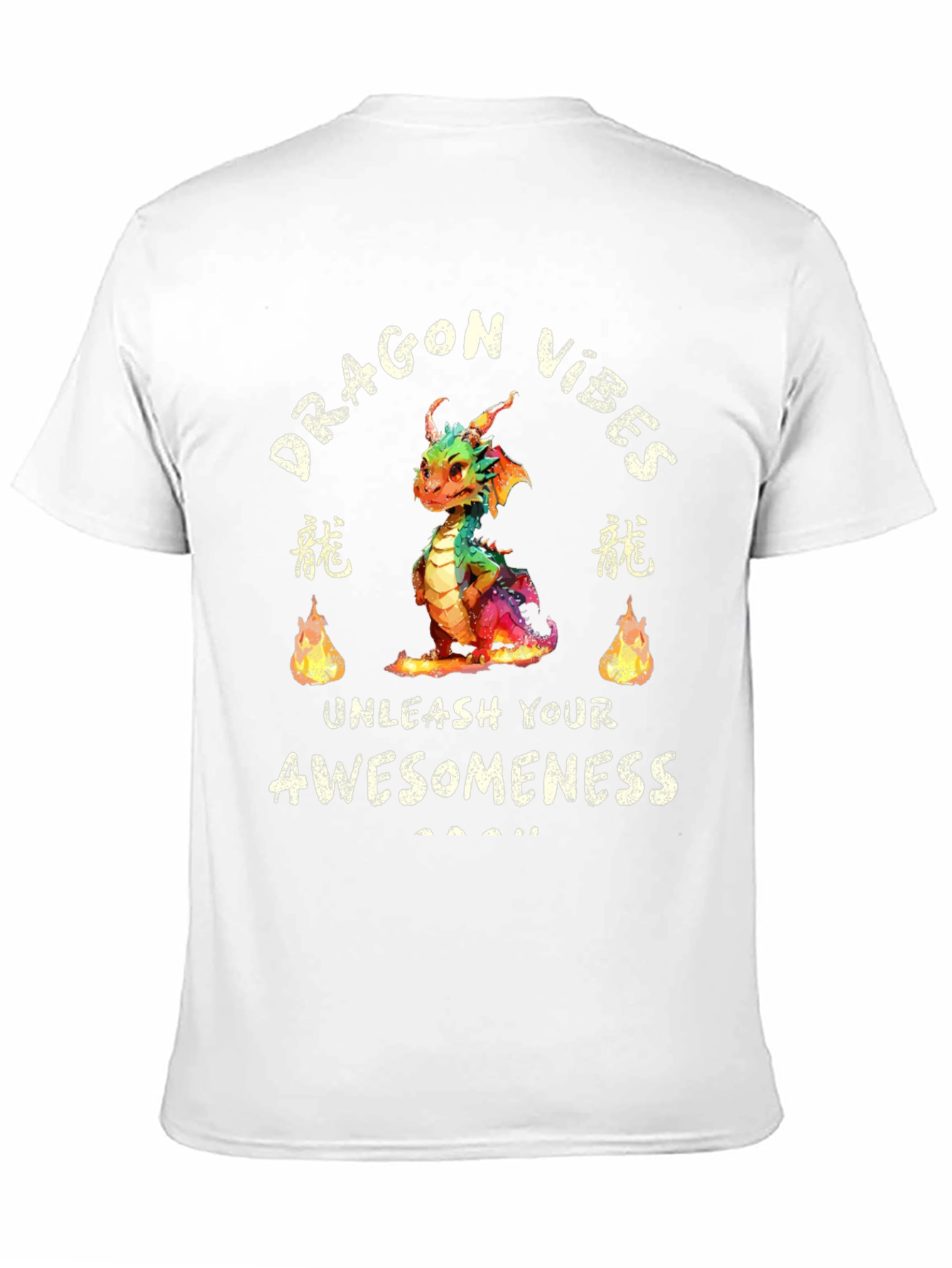 Dragon Vibes Unleash Awesomeness T-Shirt