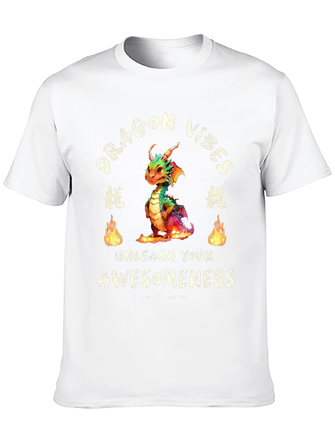 Dragon Vibes Unleash Awesomeness T-Shirt