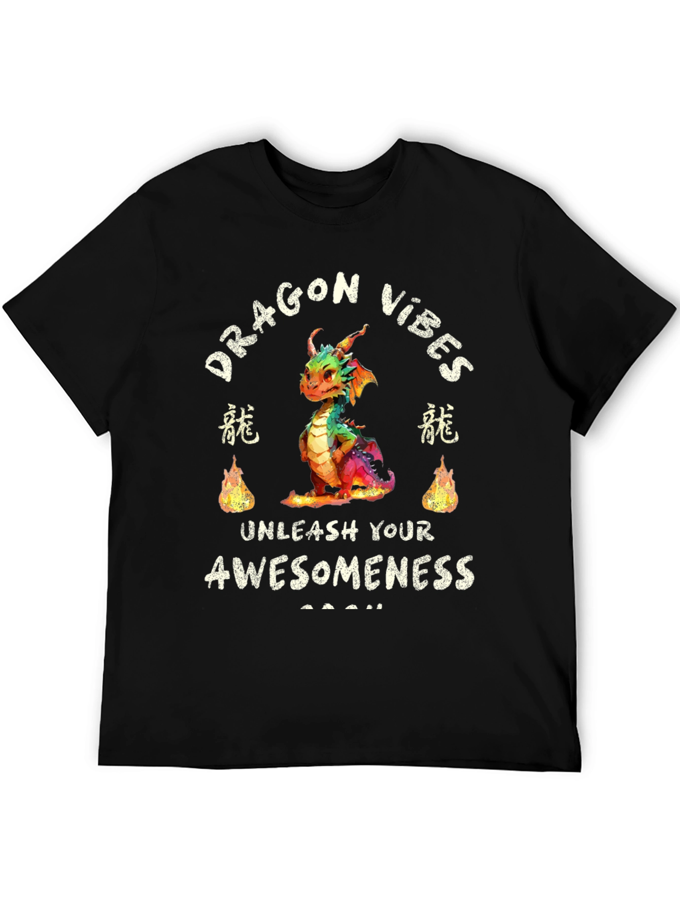 Dragon Vibes Unleash Awesomeness T-Shirt