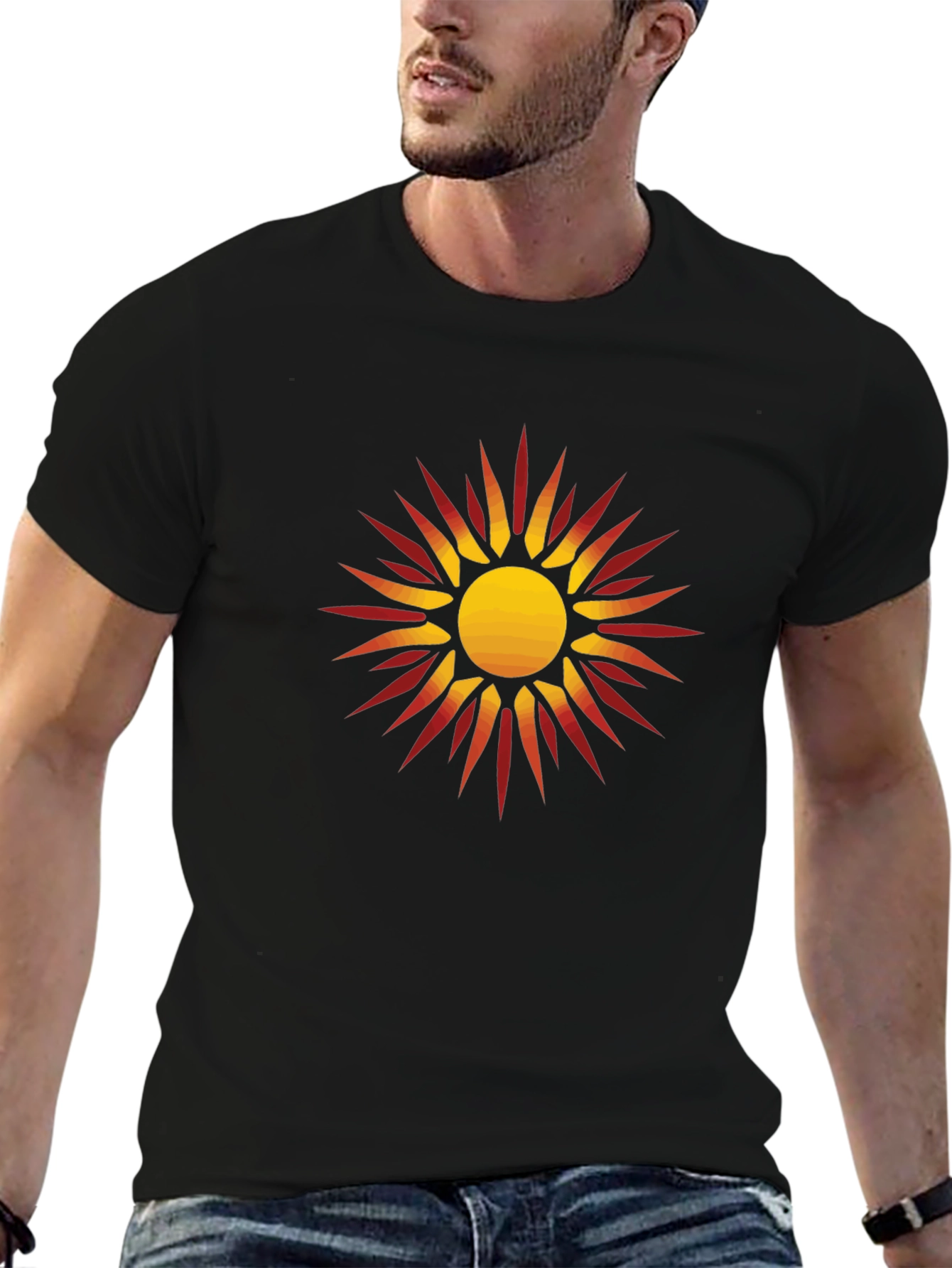 Radiant Sun Graphic T-Shirt - Bold & Stylish