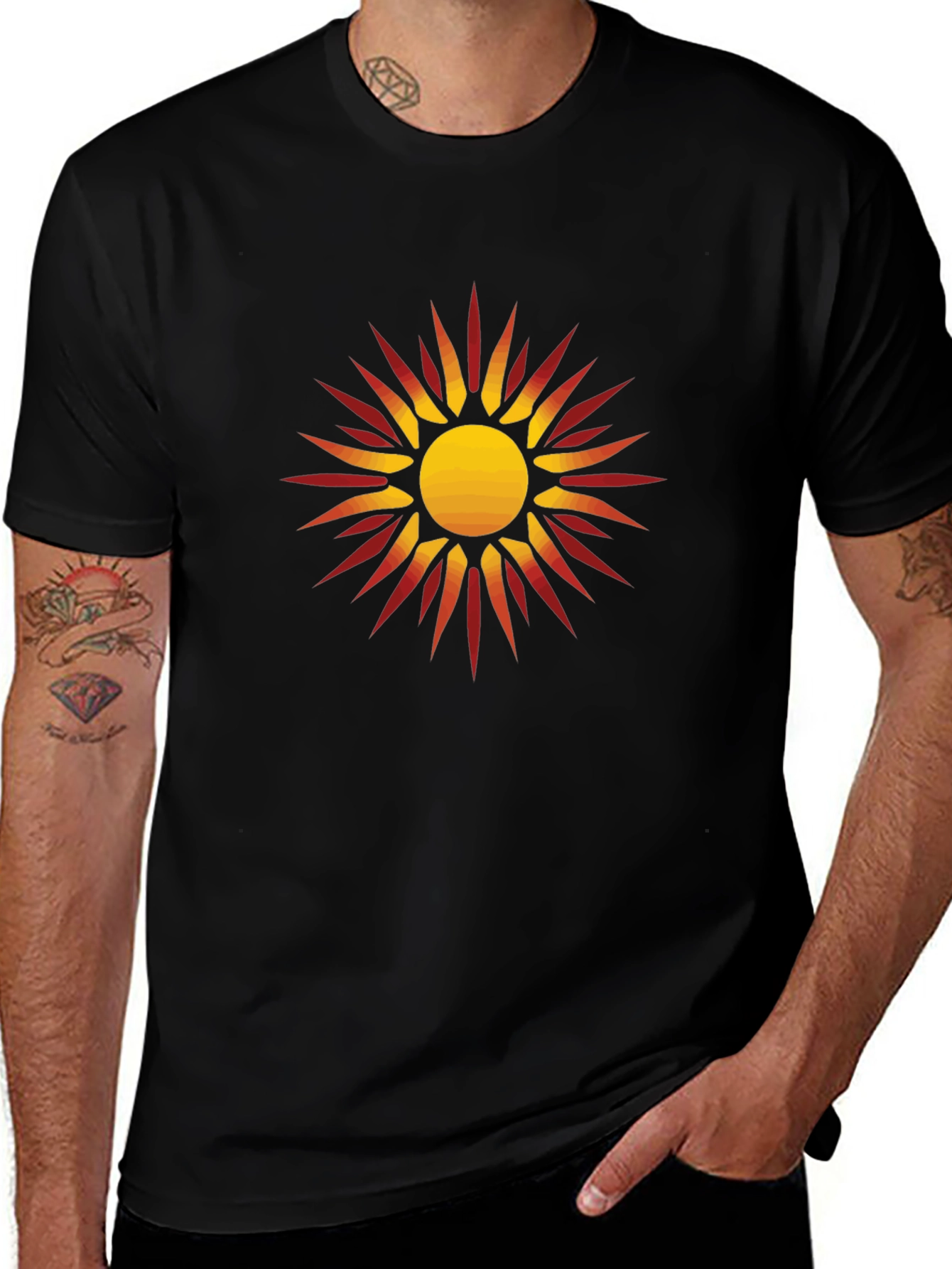Radiant Sun Graphic T-Shirt - Bold & Stylish