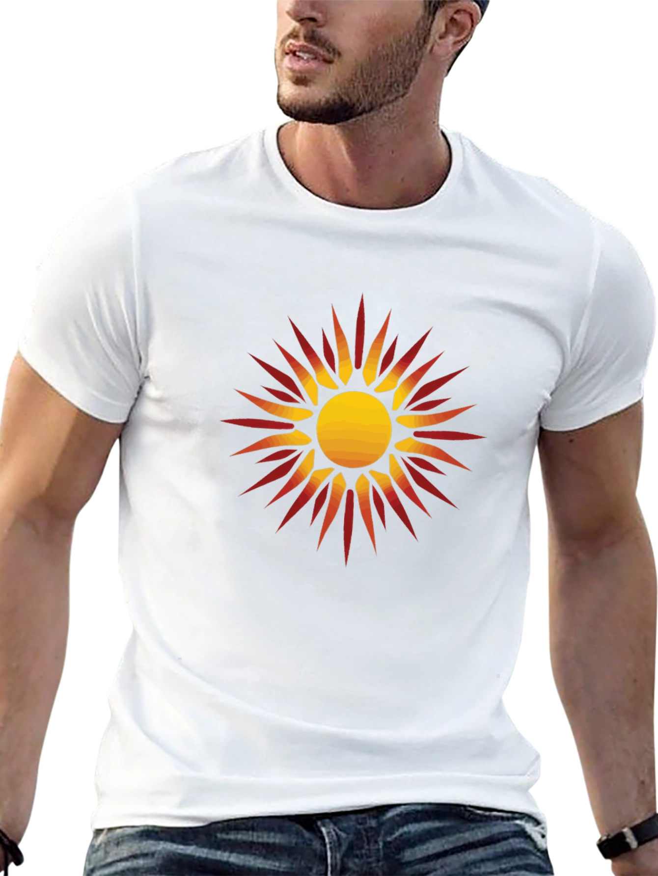 Radiant Sun Graphic T-Shirt - Bold & Stylish