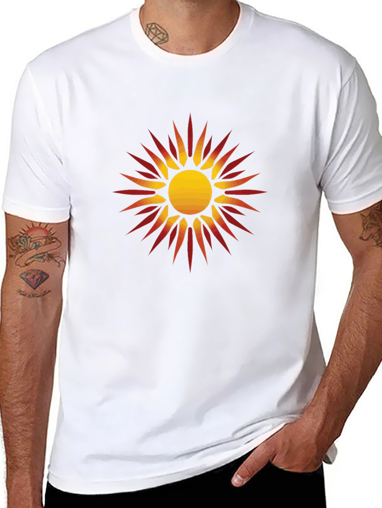 Radiant Sun Graphic T-Shirt - Bold & Stylish