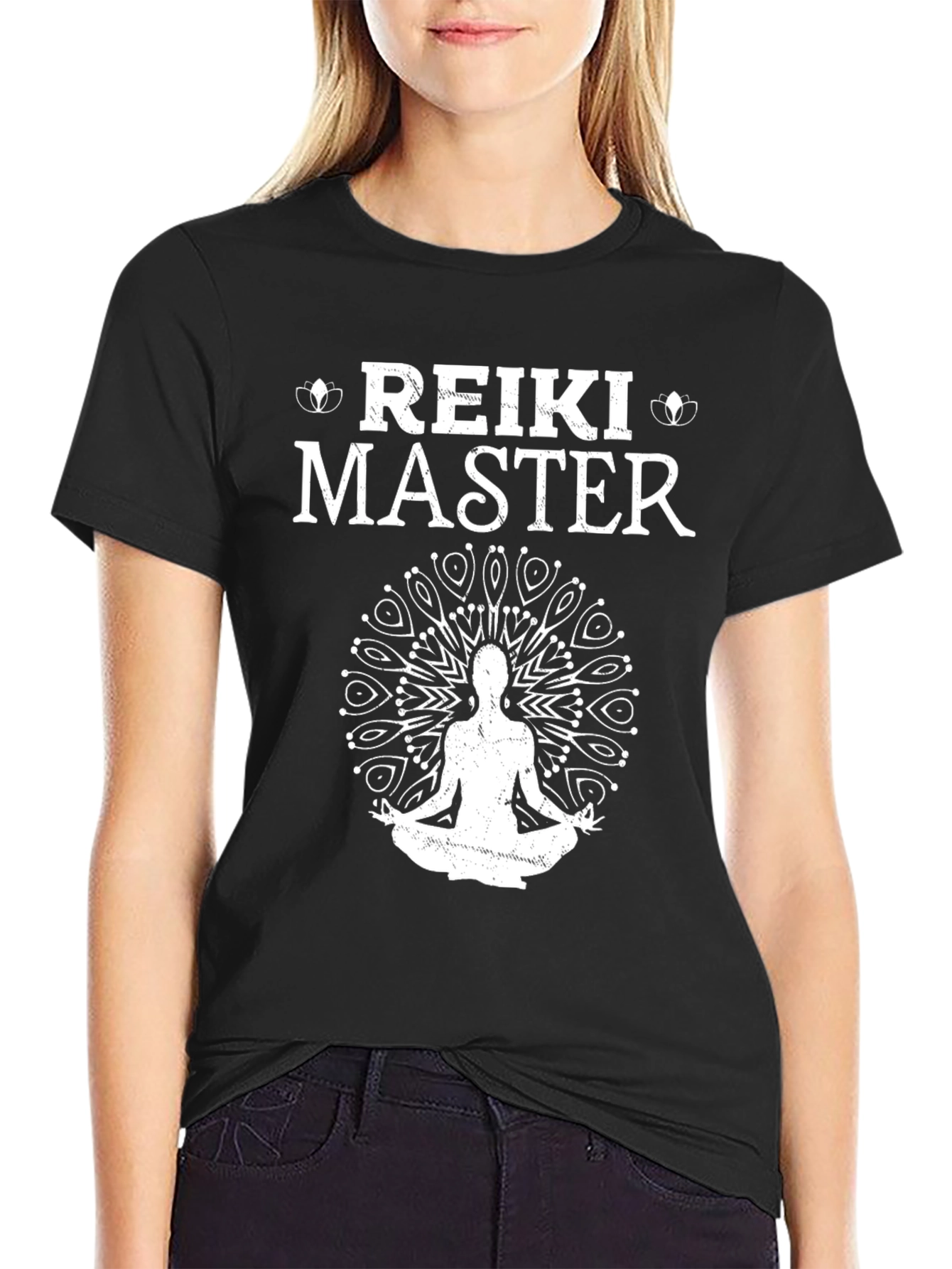 Reiki Master T-Shirt - Meditation Mandala Graphic Tee
