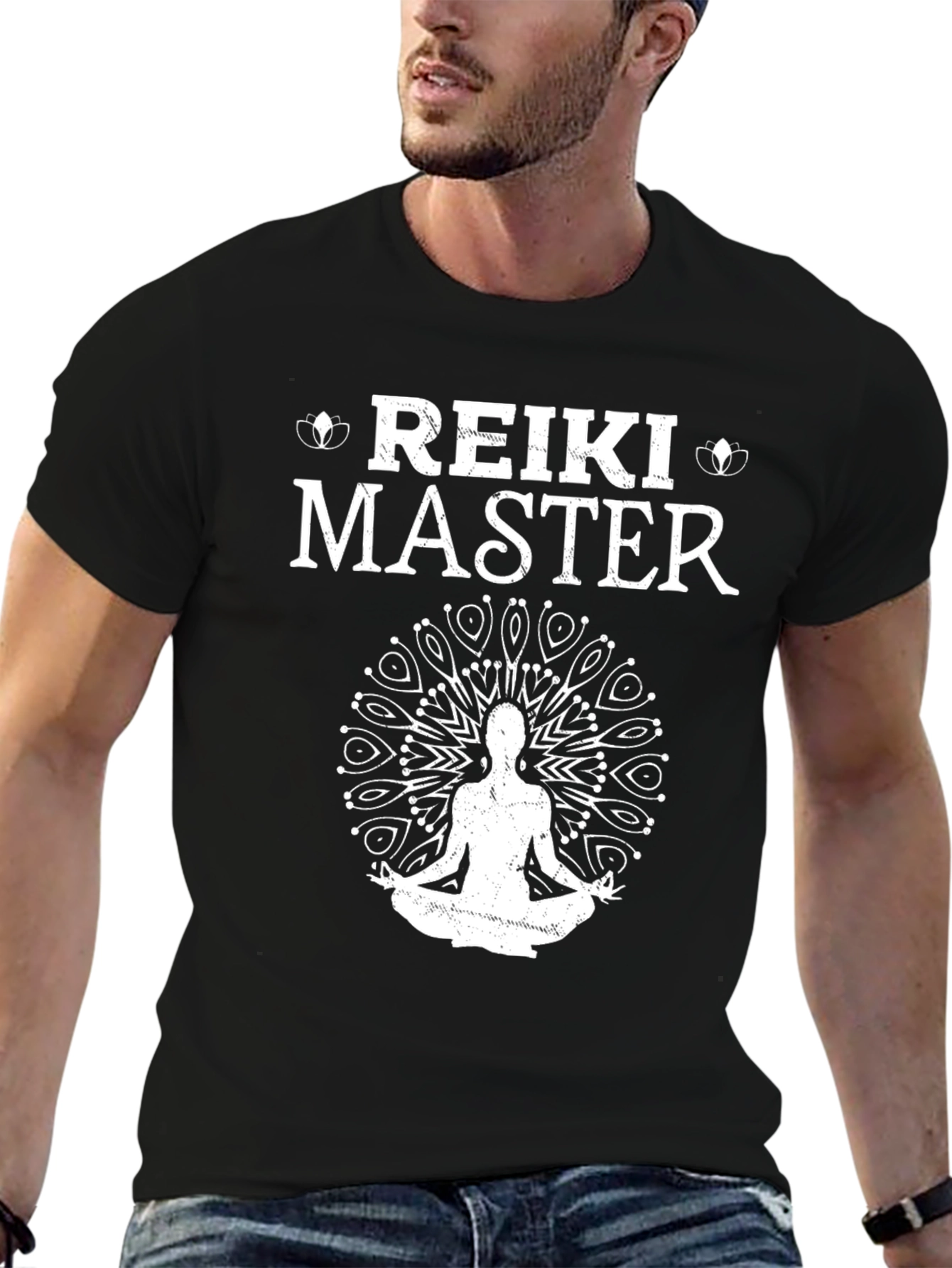 Reiki Master T-Shirt - Meditation Mandala Graphic Tee