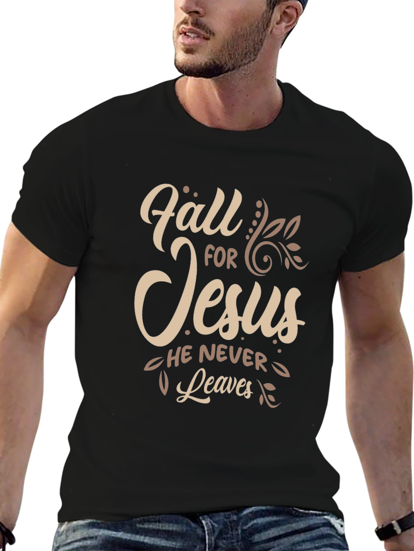Fall For Jesus T-Shirt - Faith Inspired Tee