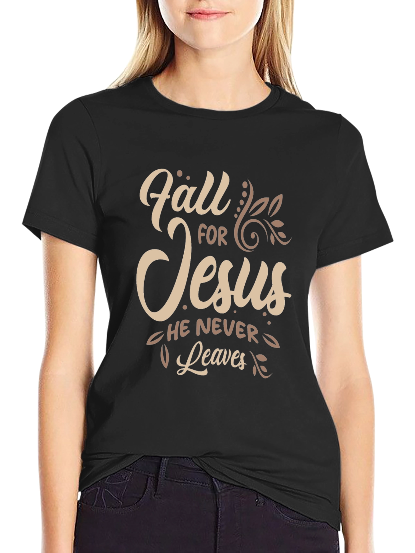 Fall For Jesus T-Shirt - Faith Inspired Tee
