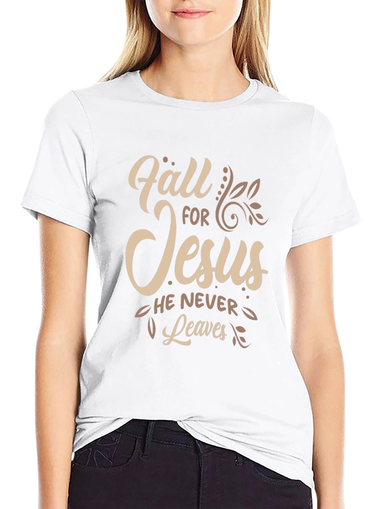 Fall For Jesus T-Shirt - Faith Inspired Tee