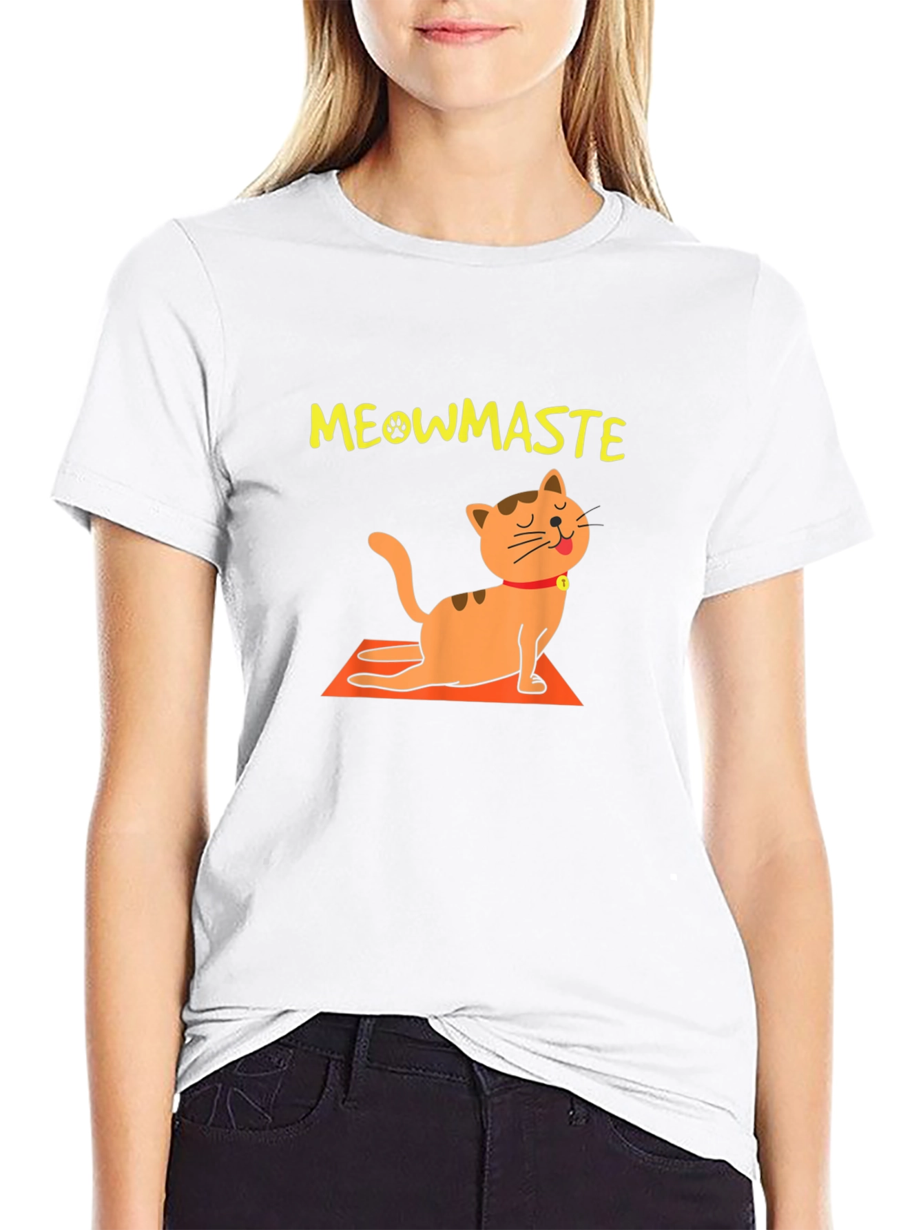 Meowmaste Yoga Cat T-Shirt