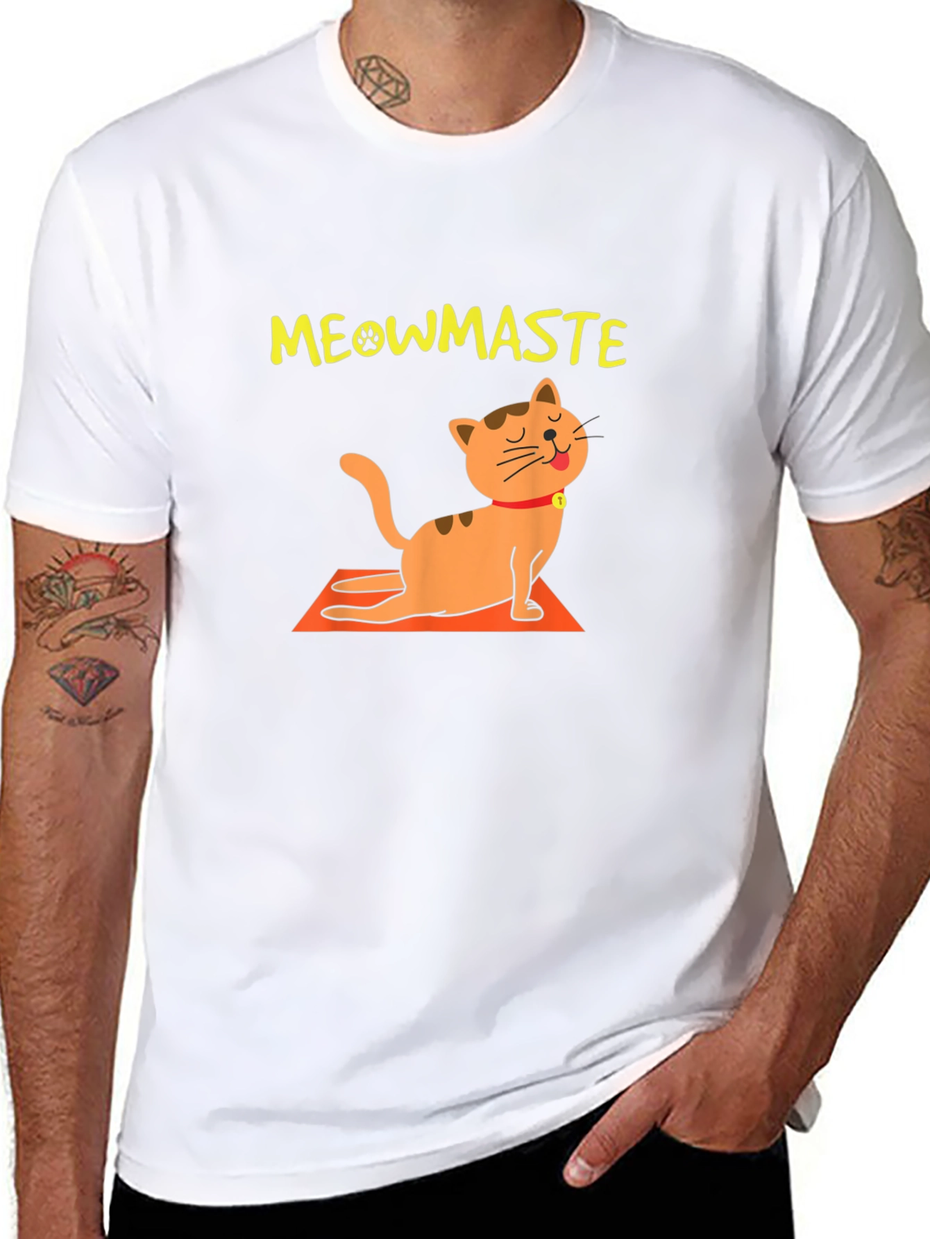 Meowmaste Yoga Cat T-Shirt