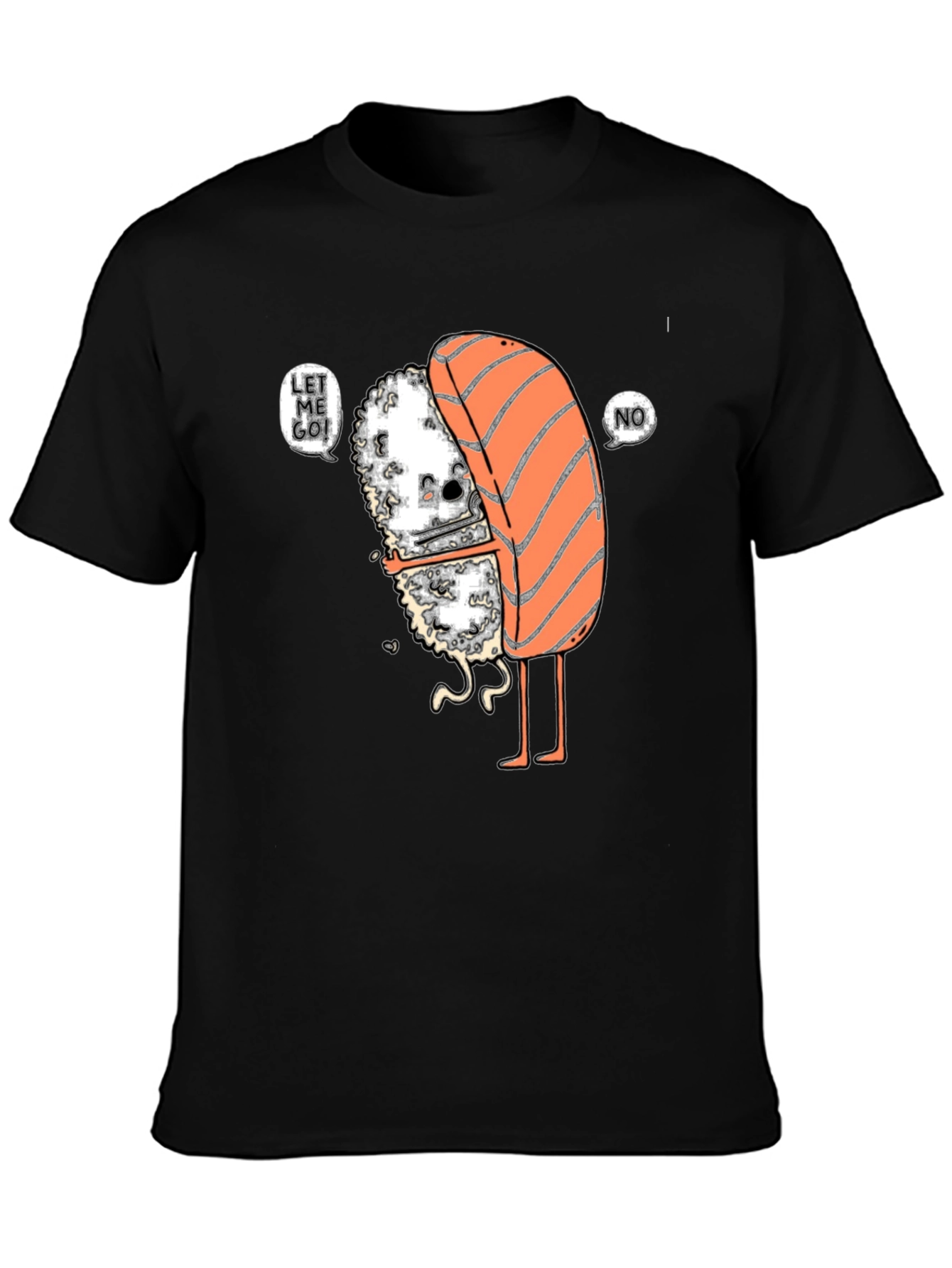 Sushi Hug Graphic Tee - Funny Food Lover Shirt
