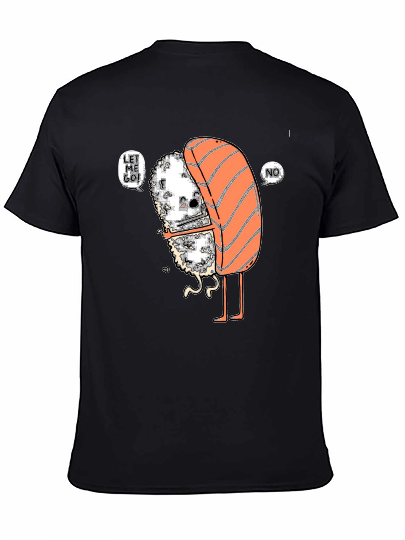 Sushi Hug Graphic Tee - Funny Food Lover Shirt