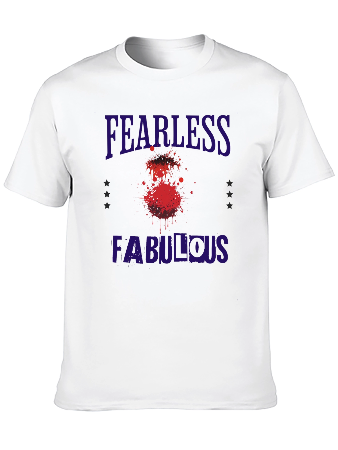 Fearless & Fabulous Black Graphic Tee