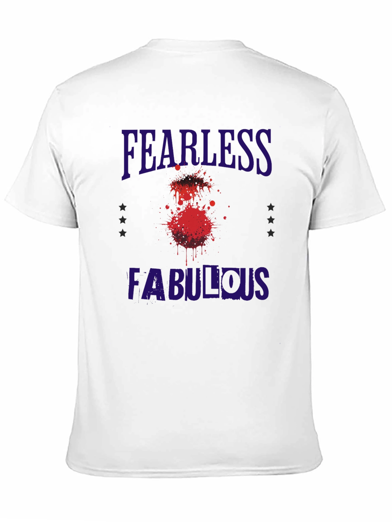 Fearless & Fabulous Black Graphic Tee