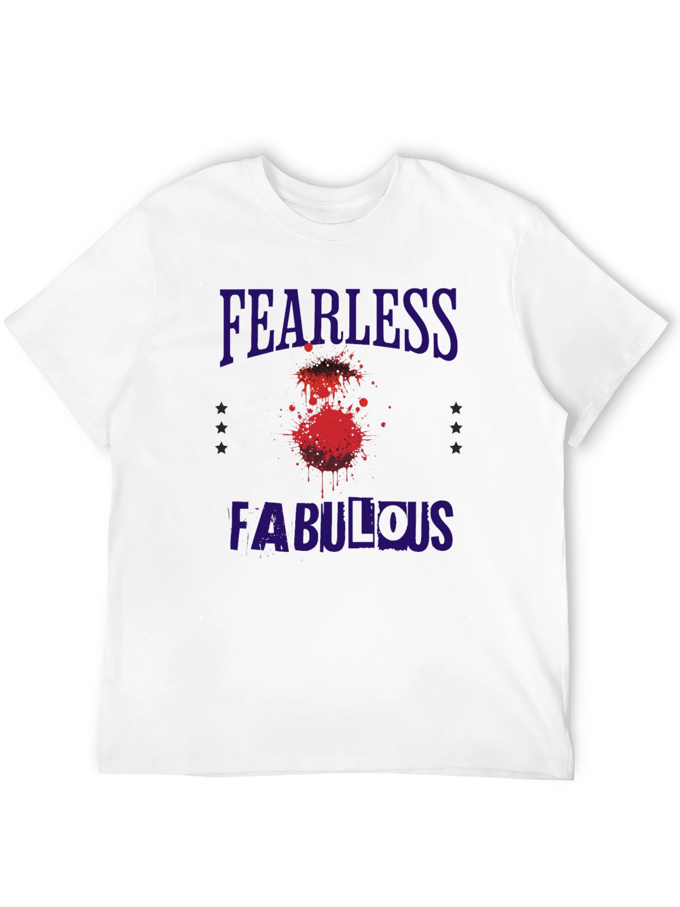Fearless & Fabulous Black Graphic Tee