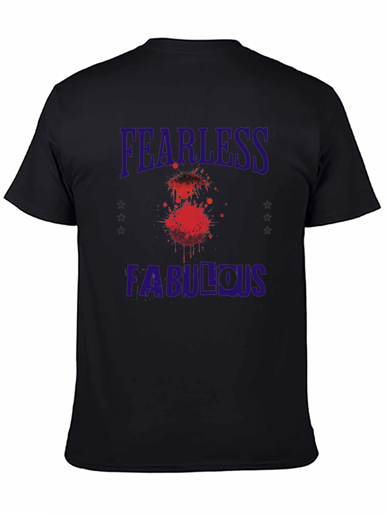 Fearless & Fabulous Black Graphic Tee