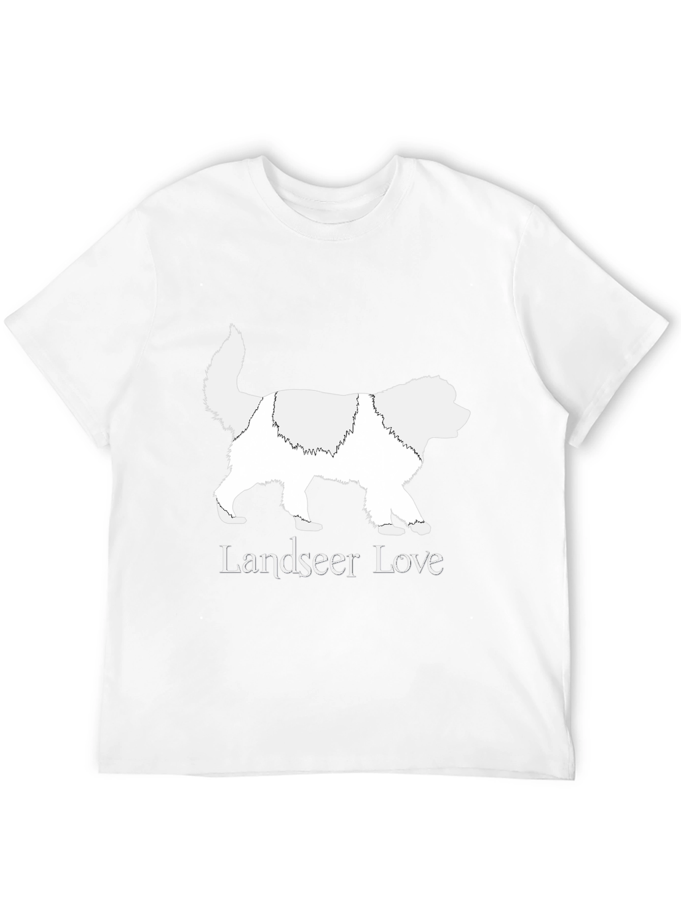 Landseer Love Dog Breed T-Shirt