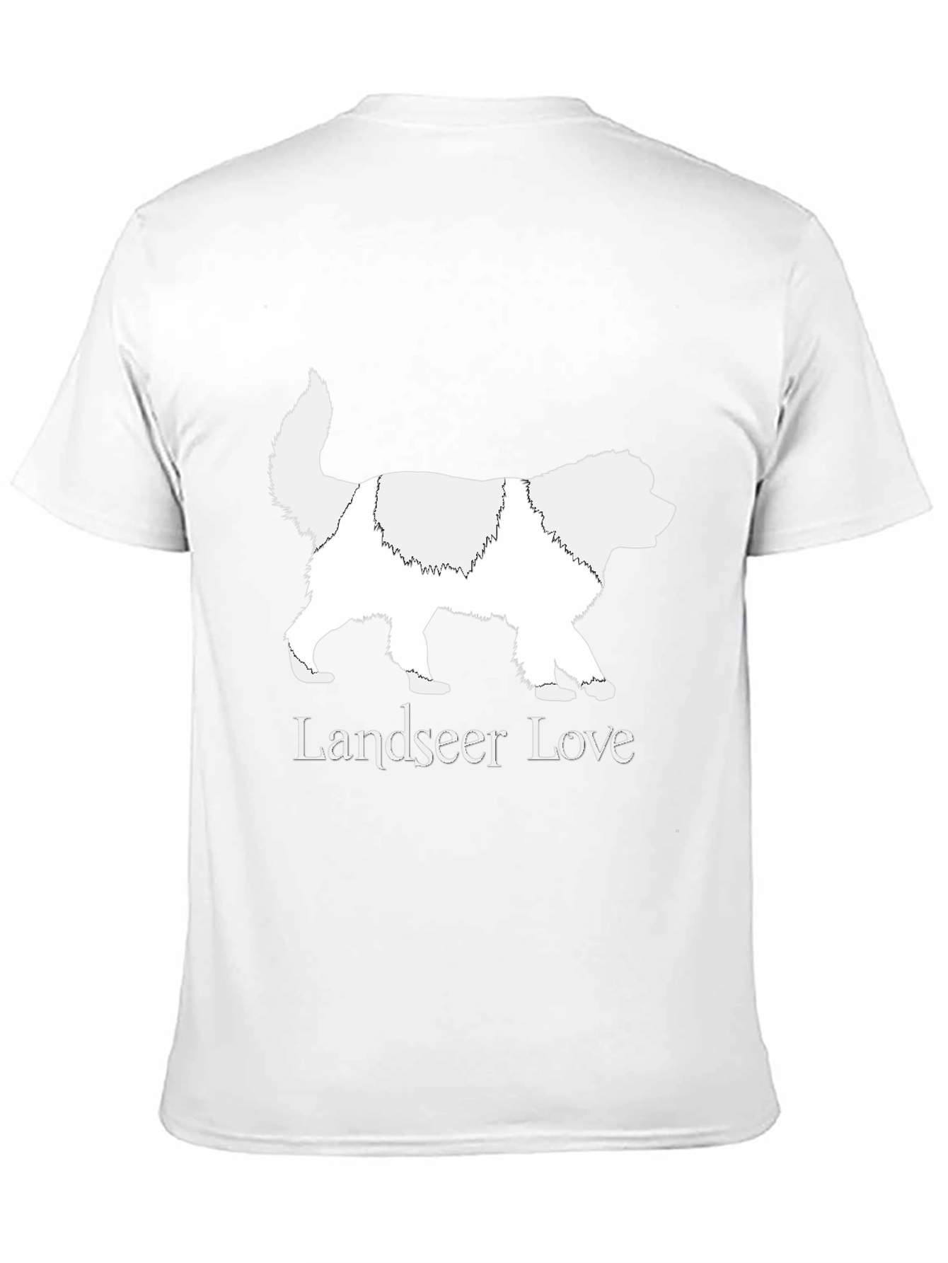 Landseer Love Dog Breed T-Shirt