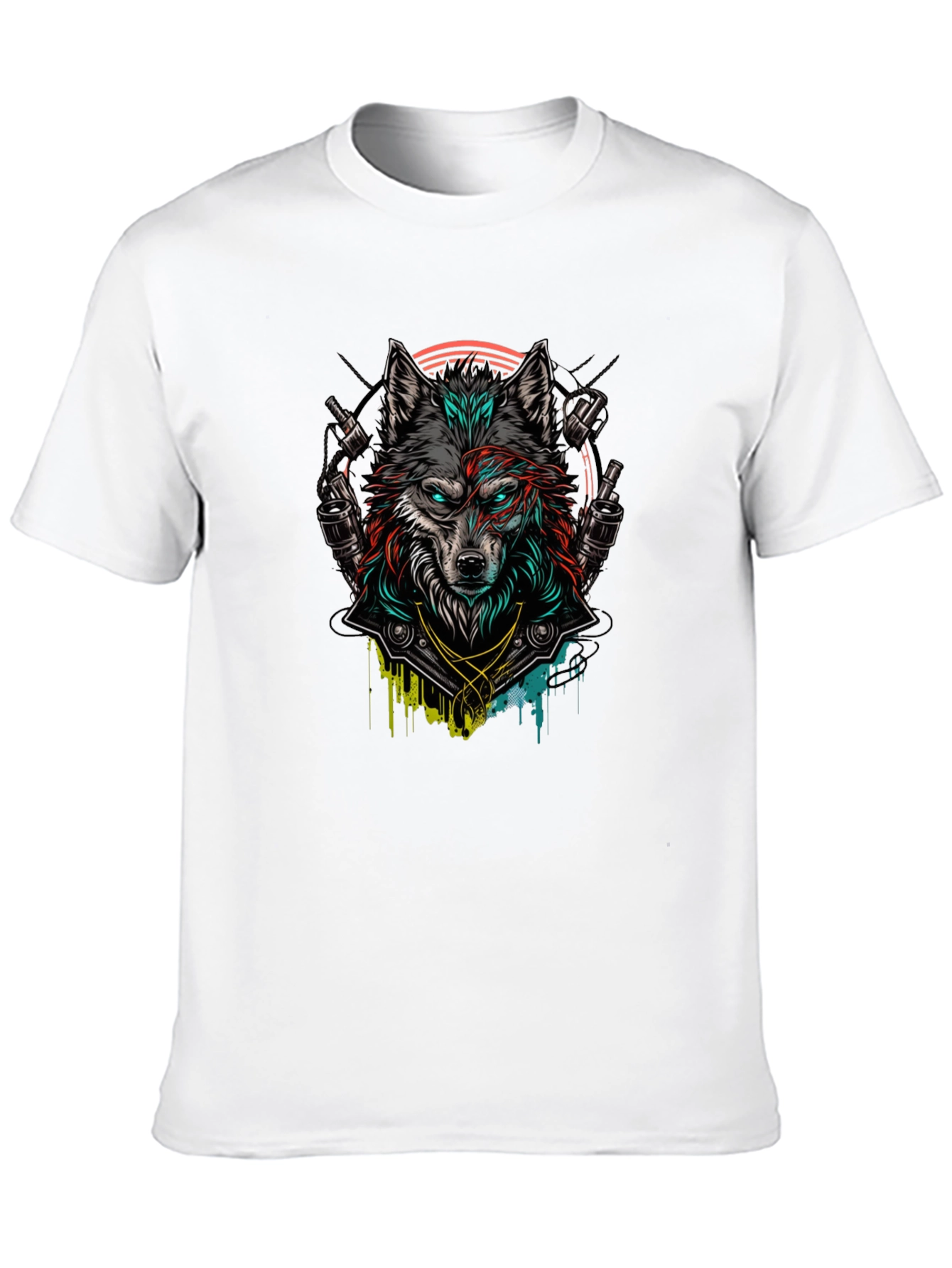 Wolf Graphic Black T-Shirt