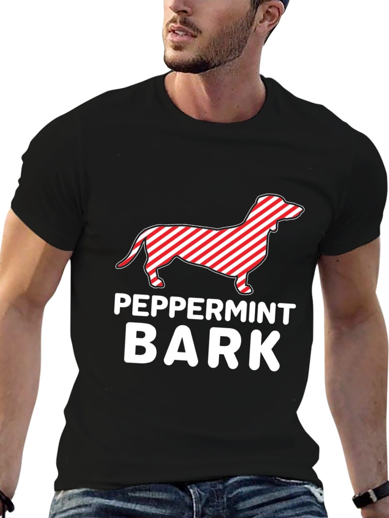 Peppermint Bark Dachshund T-Shirt